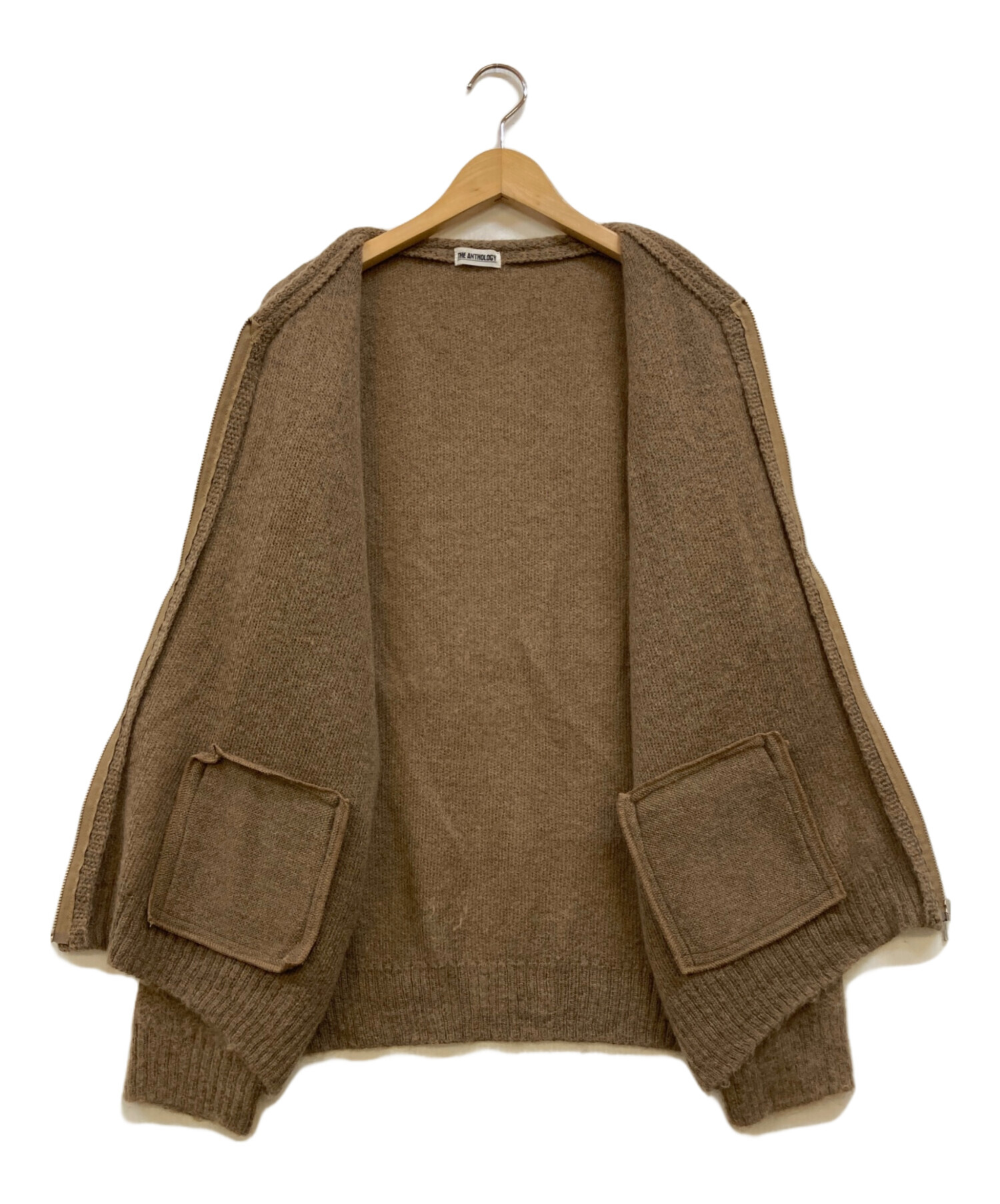 中古・古着通販】the anthology (アンソロジー) MOHAIR ZIP-UP
