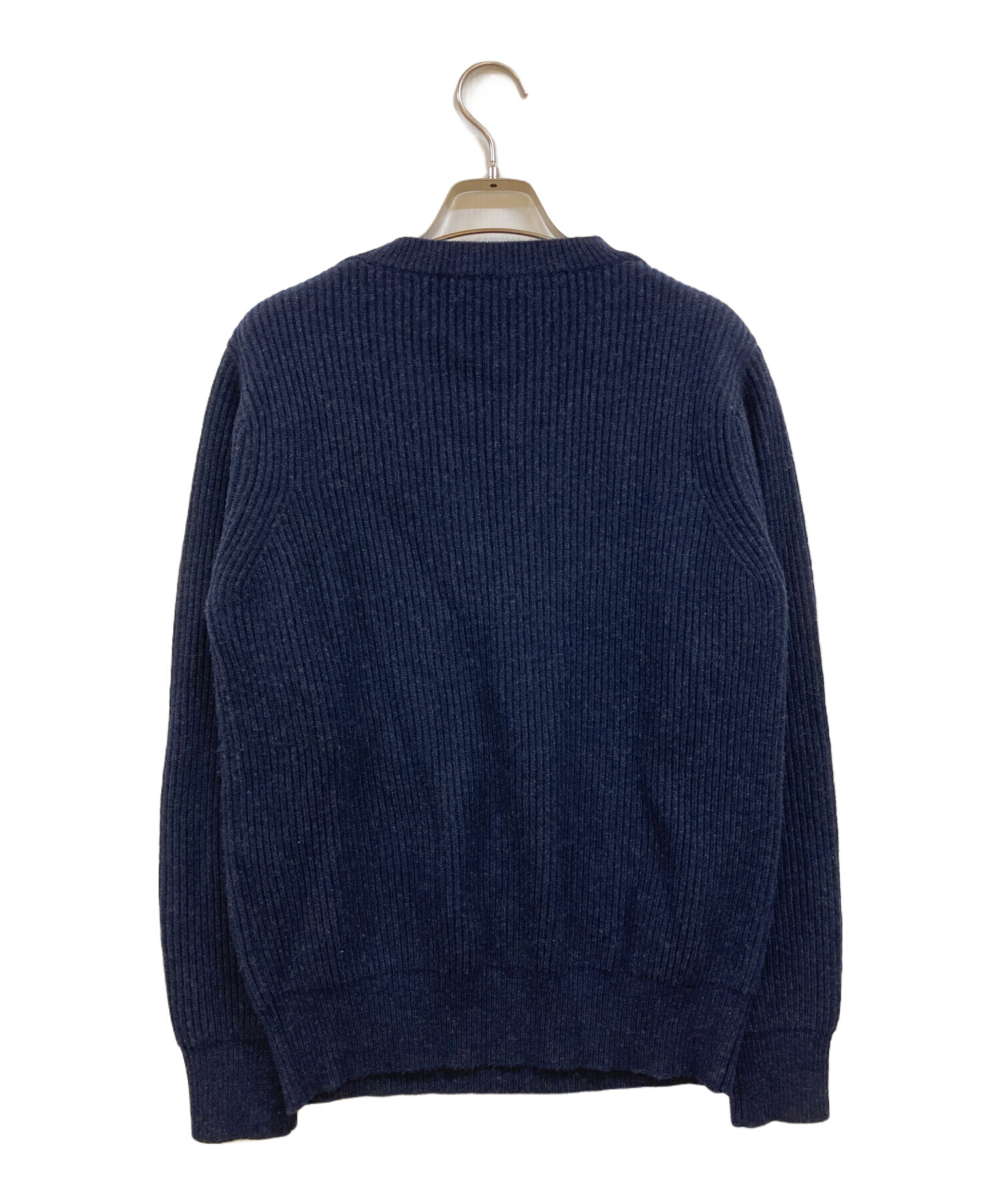 中古・古着通販】DRAWER (ドゥロワー) 9Gウールカシミヤアゼ編みニット