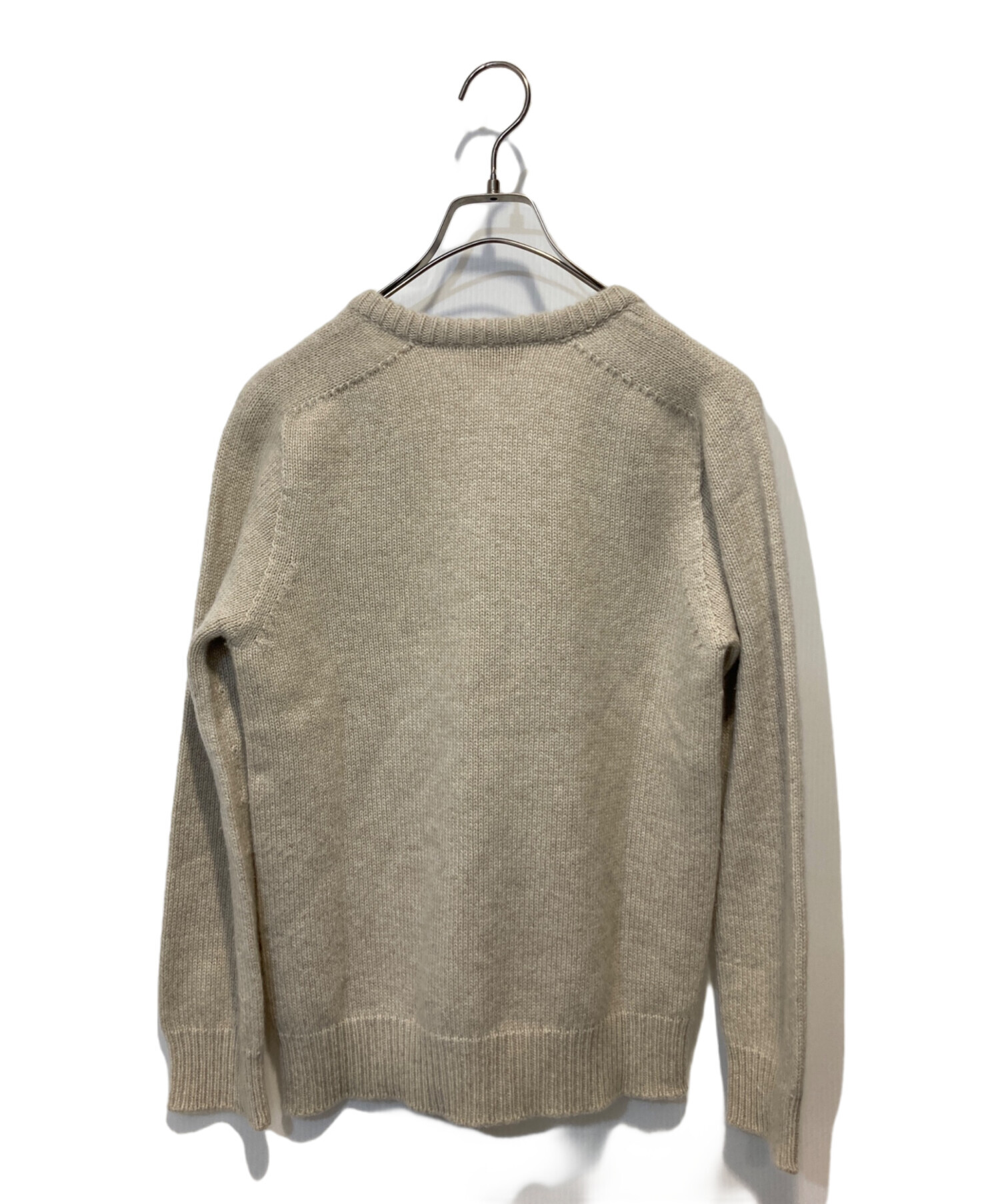 中古・古着通販】CELINE (セリーヌ) カシミアVネックニット ベージュ