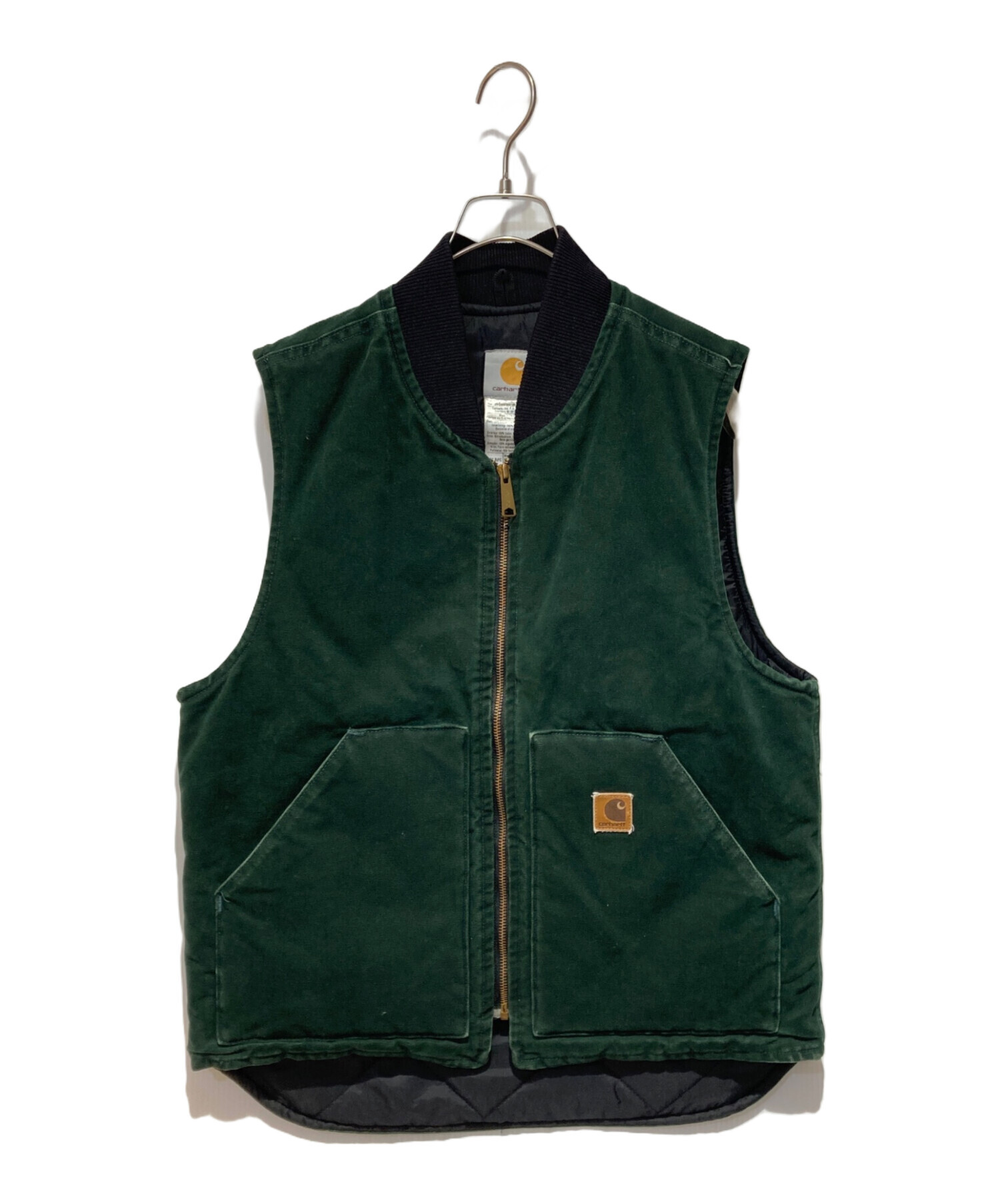 中古・古着通販】CarHartt (カーハート) Duck Work Vest グリーン