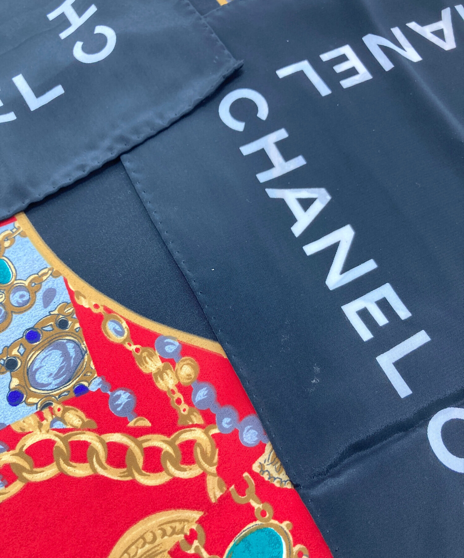 中古・古着通販】CHANEL (シャネル) 大判スカーフ ココマーク