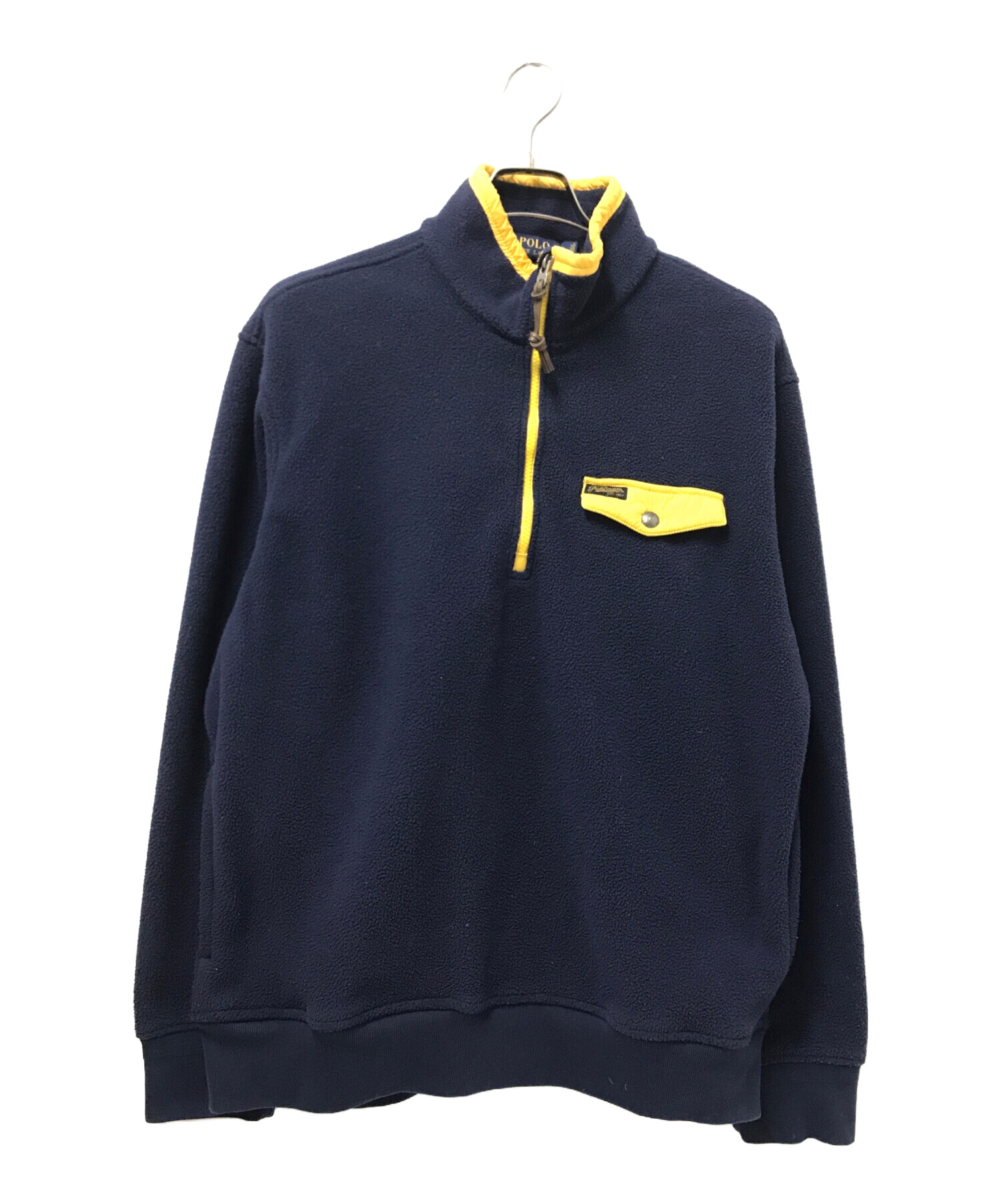 Ralph Lauren ハーフジップ スウェット ネイビー 90年代 Polo ポロ