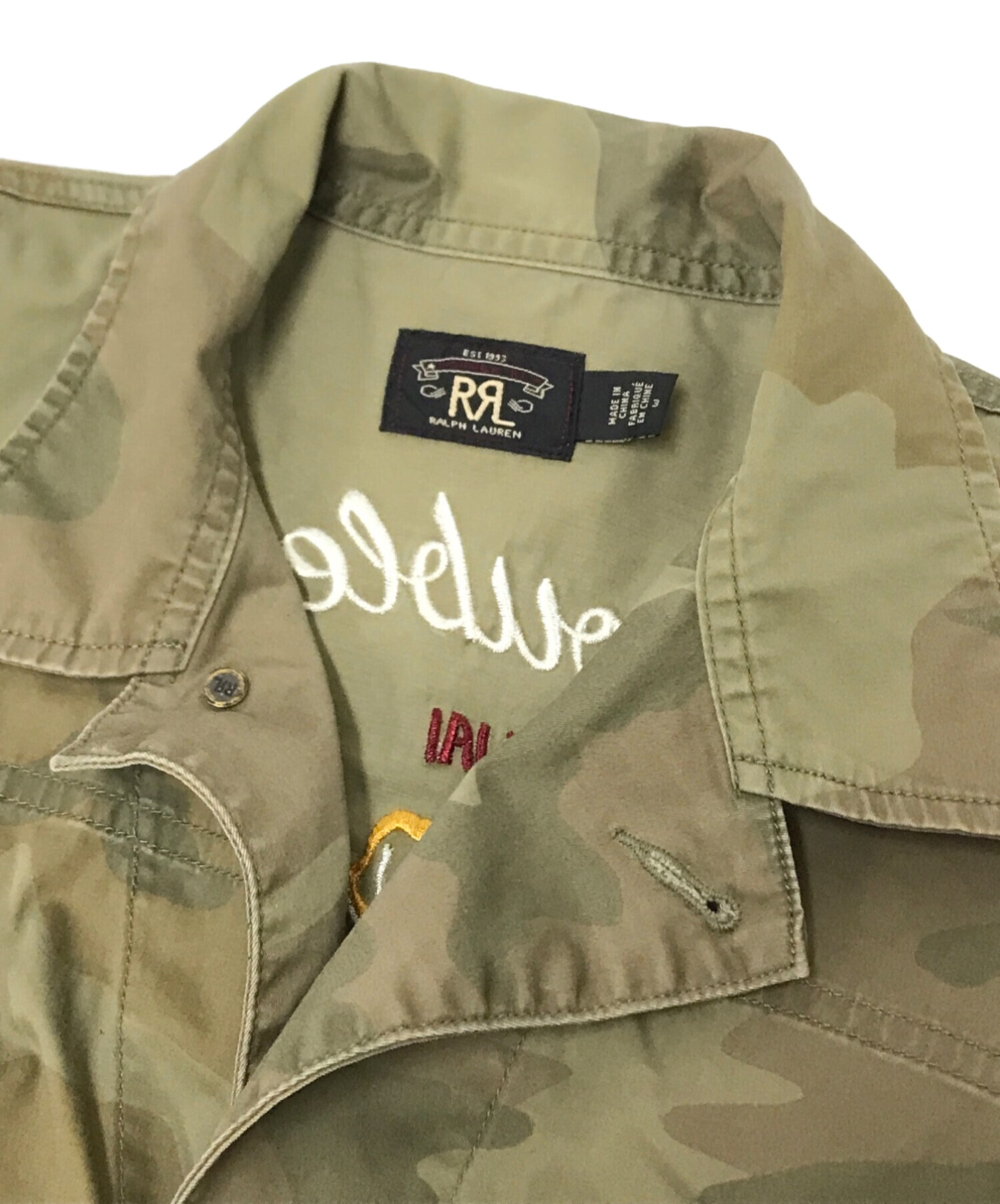 中古・古着通販】RRL (ダブルアールエル) キャモ ストレッチ コットン