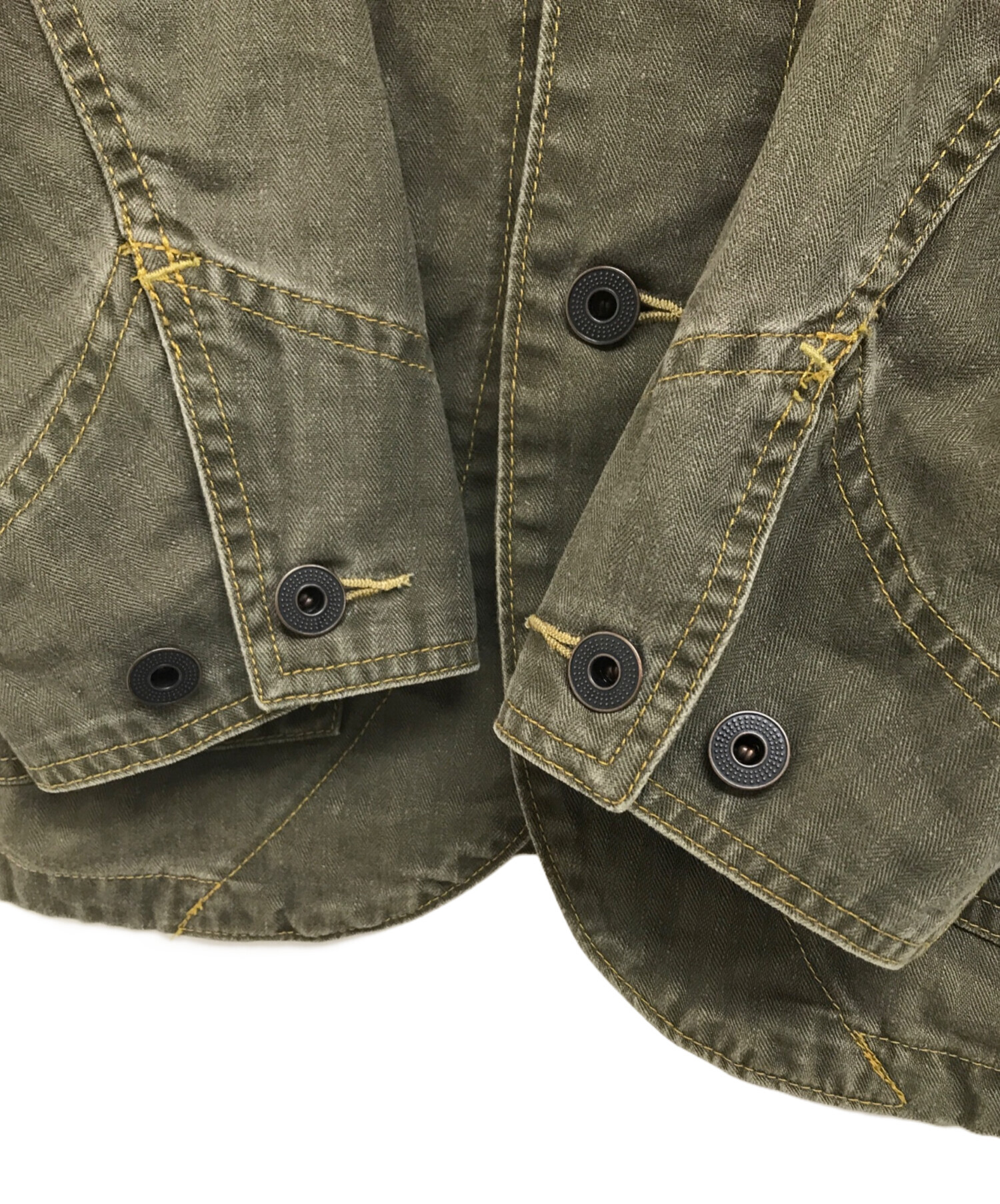 中古・古着通販】RRL (ダブルアールエル) リネンコットンヘリンボーン