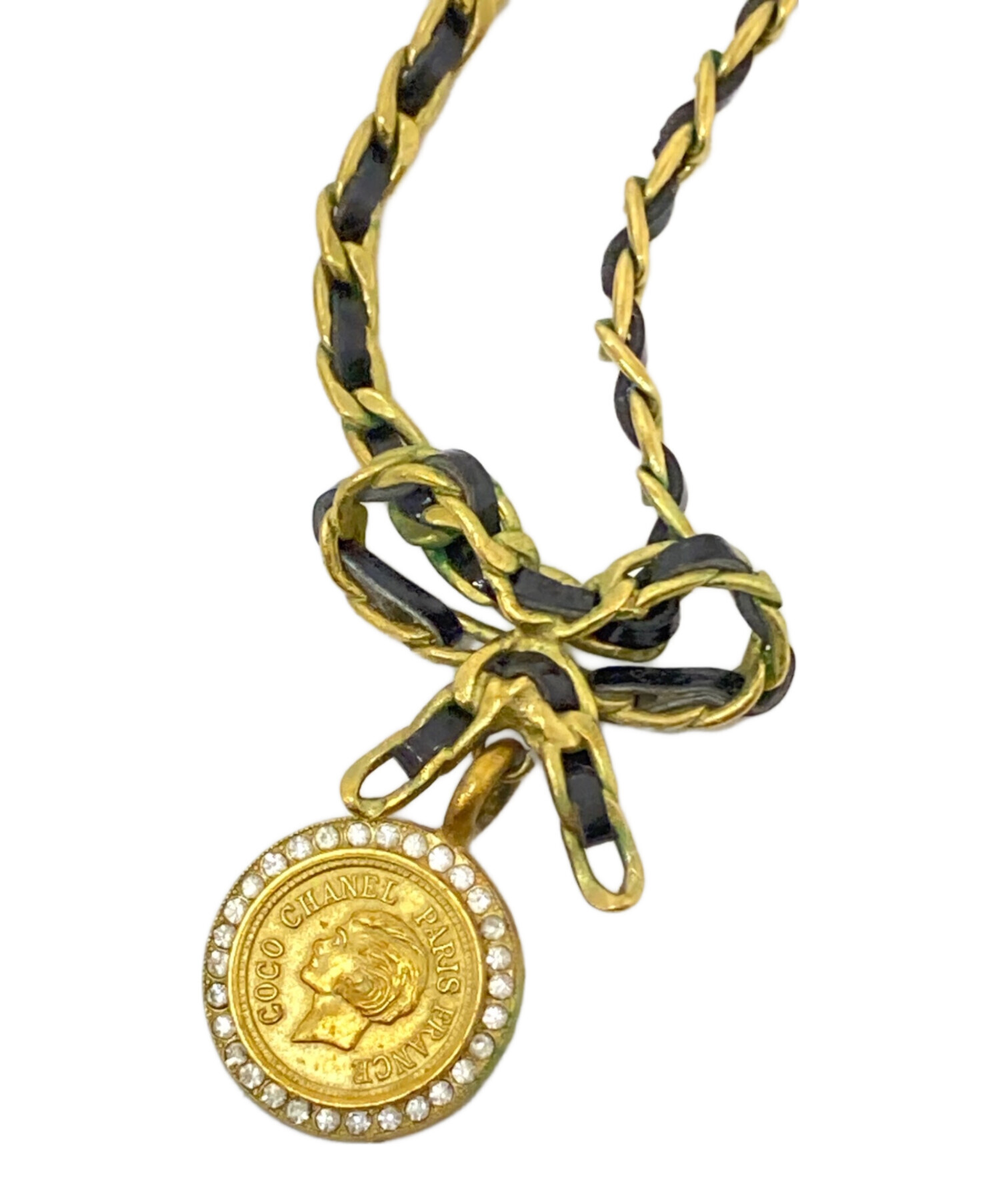 中古・古着通販】CHANEL (シャネル) メダリオンチョーカーネックレス