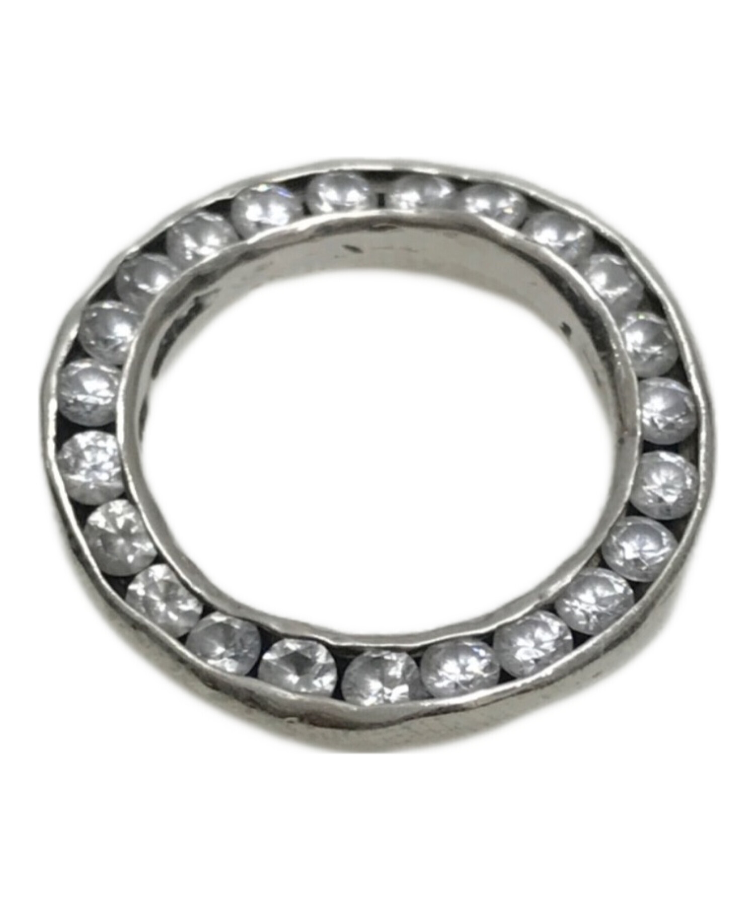 中古・古着通販】e.m. (イーエム) ジルコニア埋め込みリング シルバー