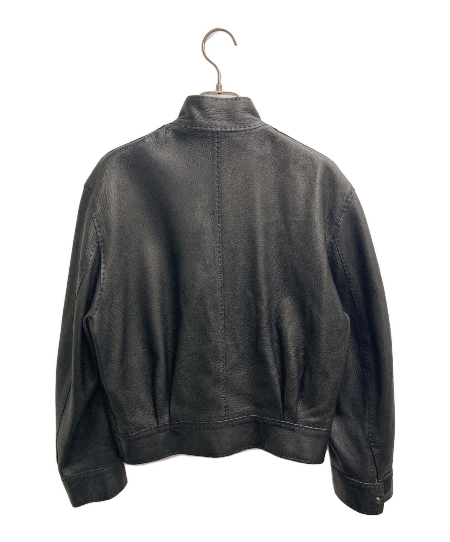 中古・古着通販】HERMES (エルメス) ディアスキンレザージャケット