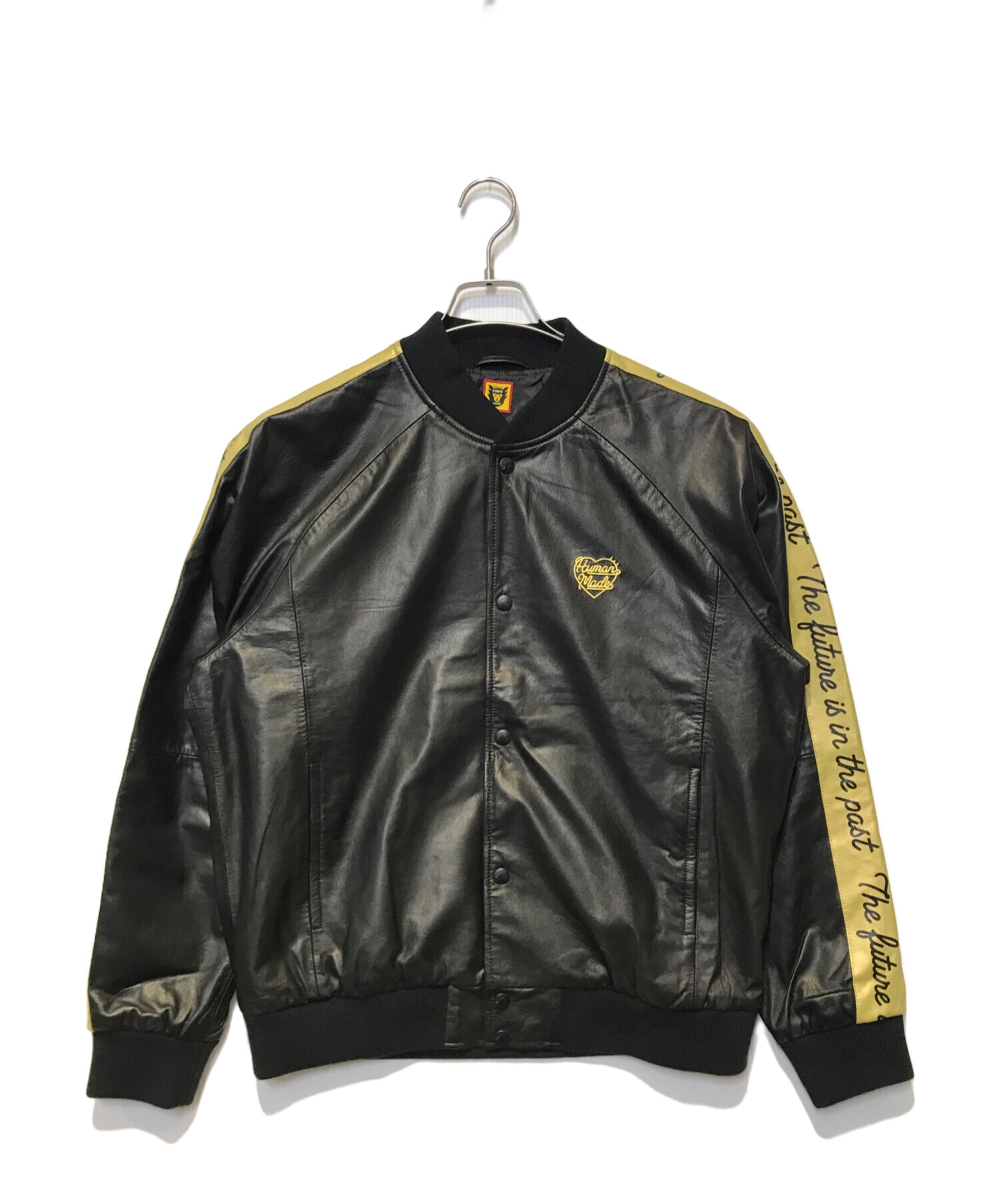 中古・古着通販】HUMAN MADE (ヒューマンメイド) LEATHER TRACK JACKET