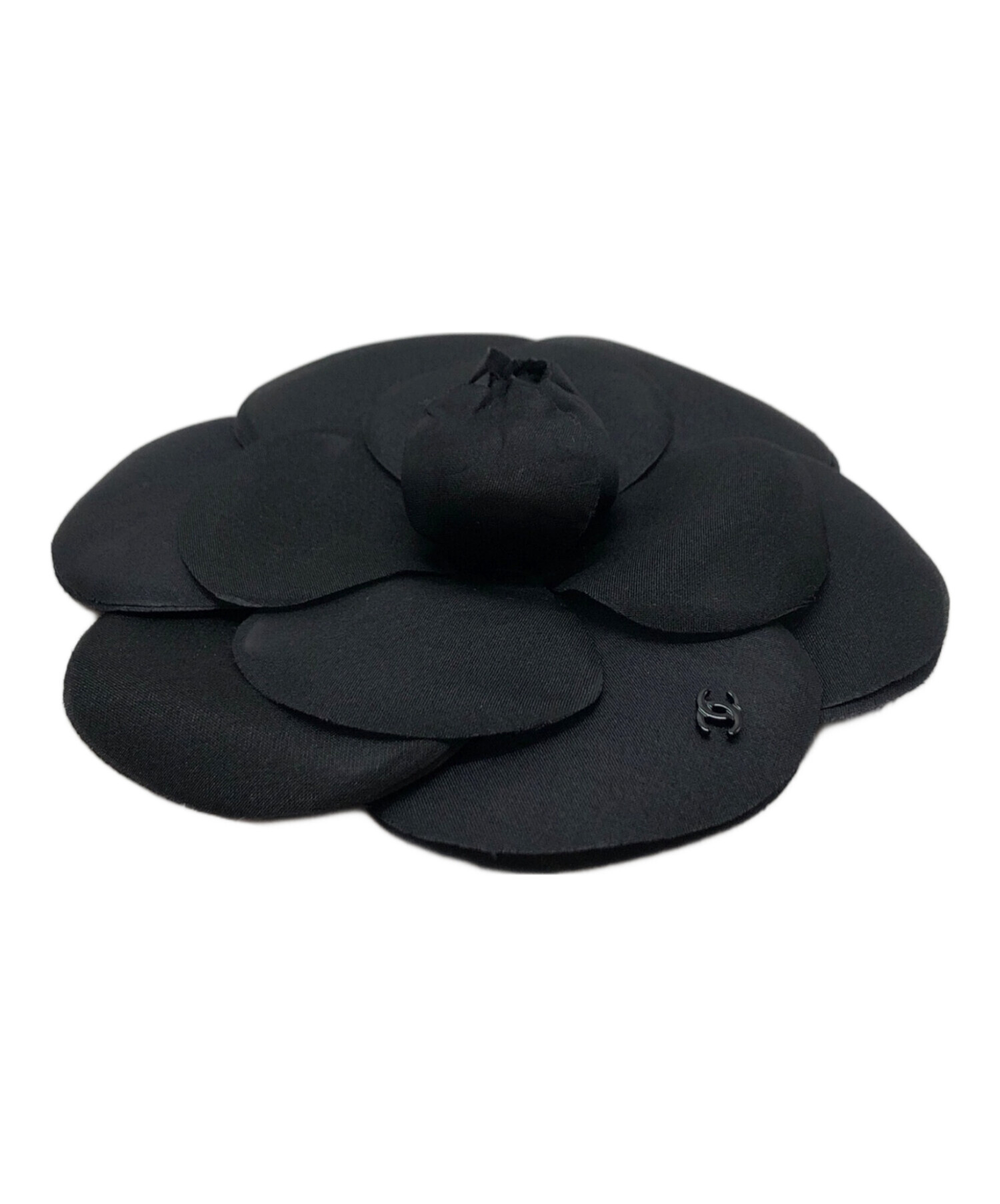 中古・古着通販】CHANEL (シャネル) カメリアコサージュ ブラック