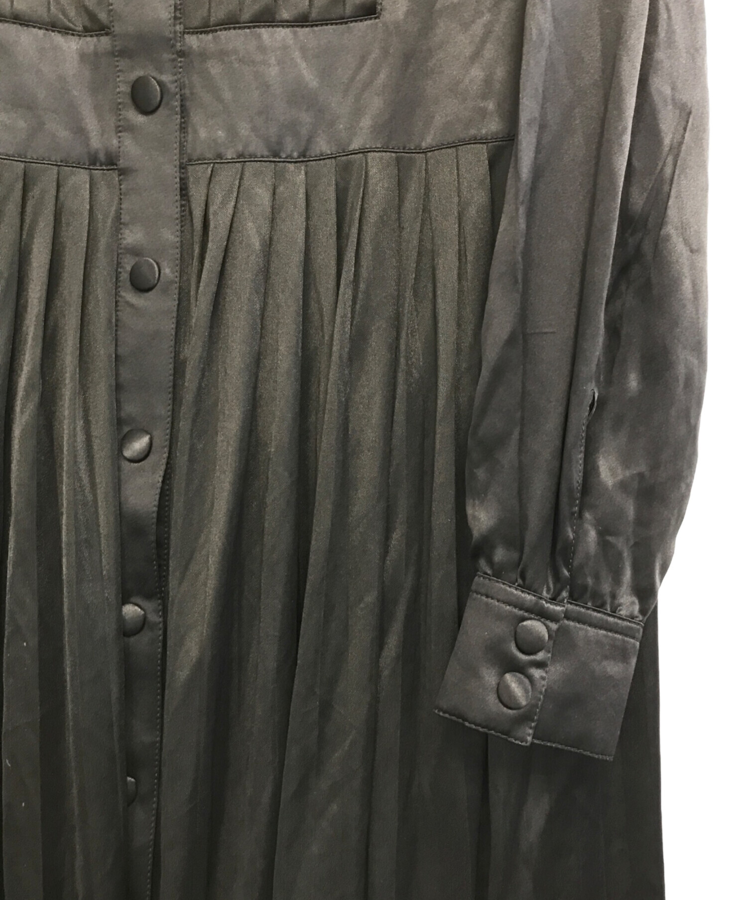 中古・古着通販】BURBERRY (バーバリー) ワンピース ブラック サイズ:6