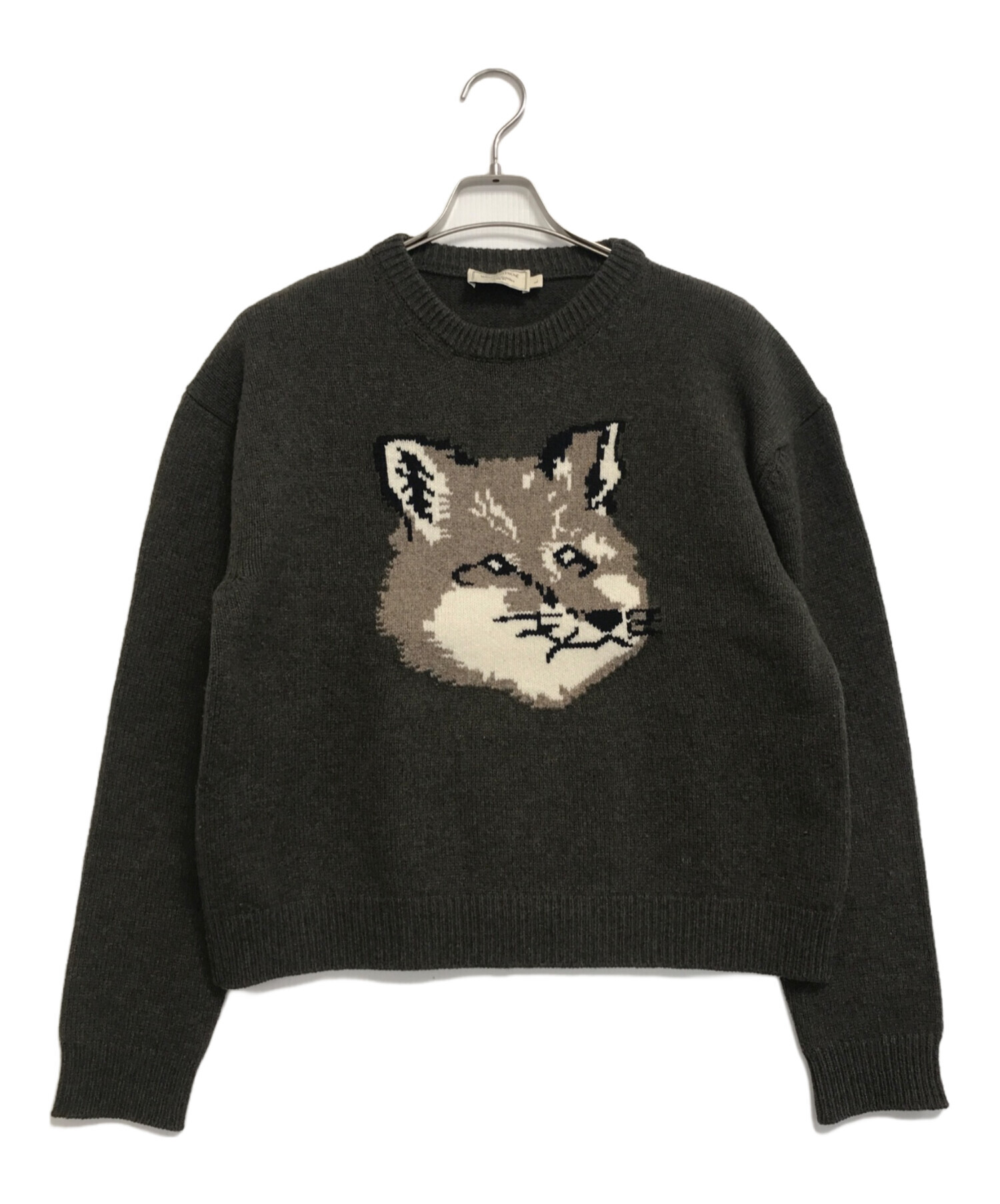 中古・古着通販】maison kitsune (メゾンキツネ) ニット ブラウン