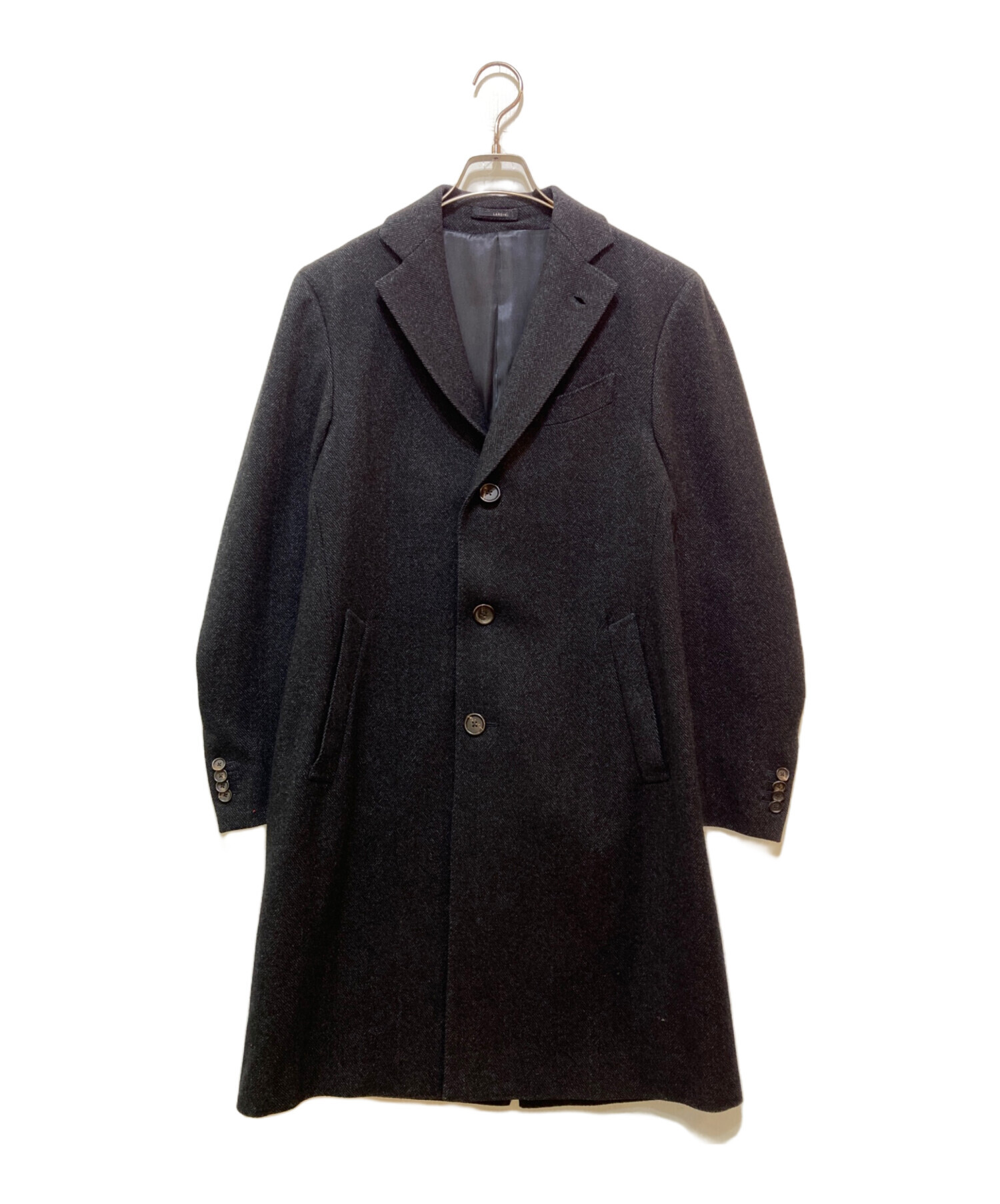 中古・古着通販】LARDINI (ラルディーニ) チェスターコート ネイビー