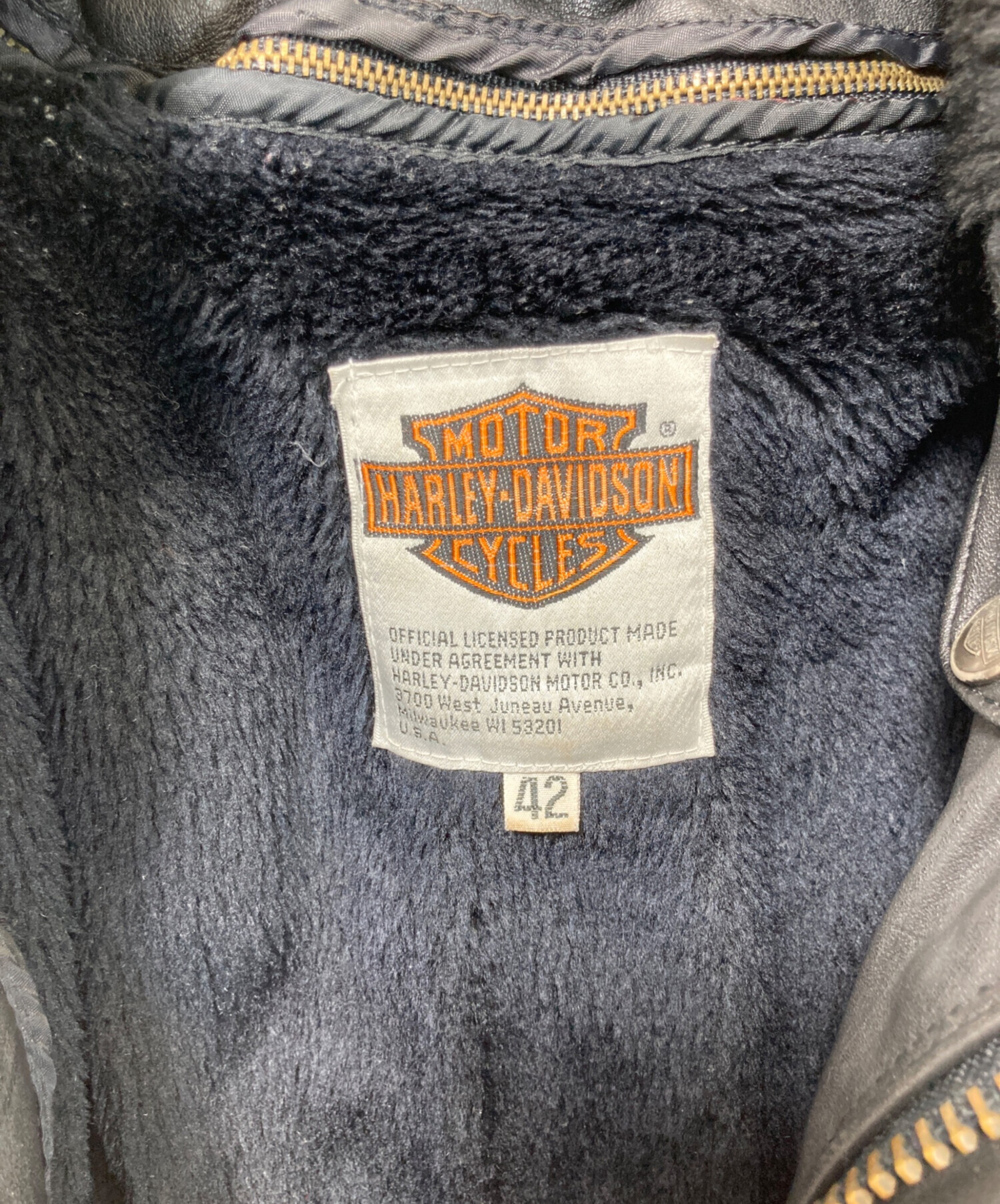 中古・古着通販】HARLEY-DAVIDSON (ハーレーダビッドソン) G1レザー