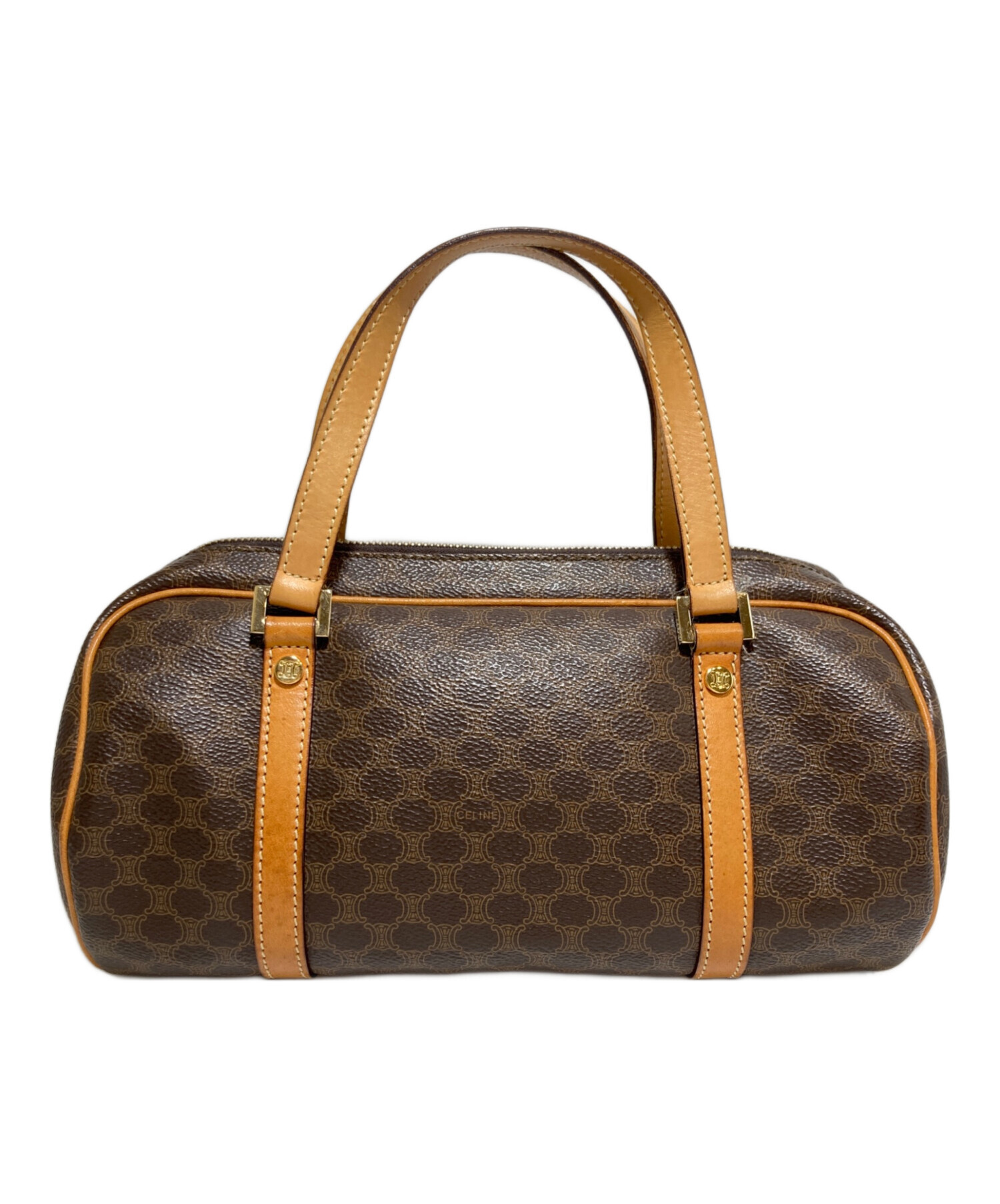 中古・古着通販】CELINE (セリーヌ) マカダム柄ミニボストンバッグ