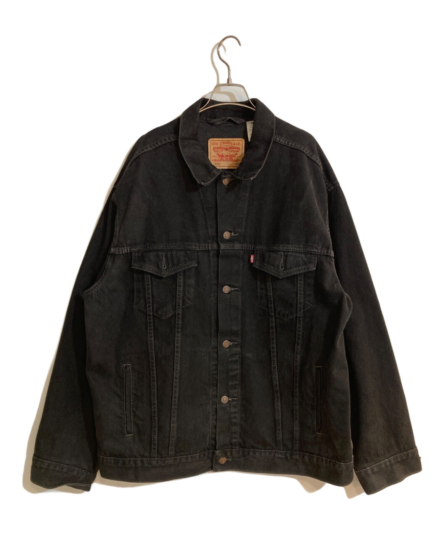 中古・古着通販】LEVI'S (リーバイス) 70505ブラックデニムジャケット