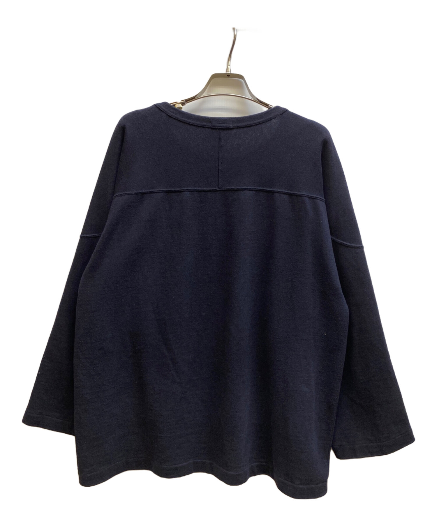 中古・古着通販】COMOLI (コモリ) フットボールTシャツ ブラック