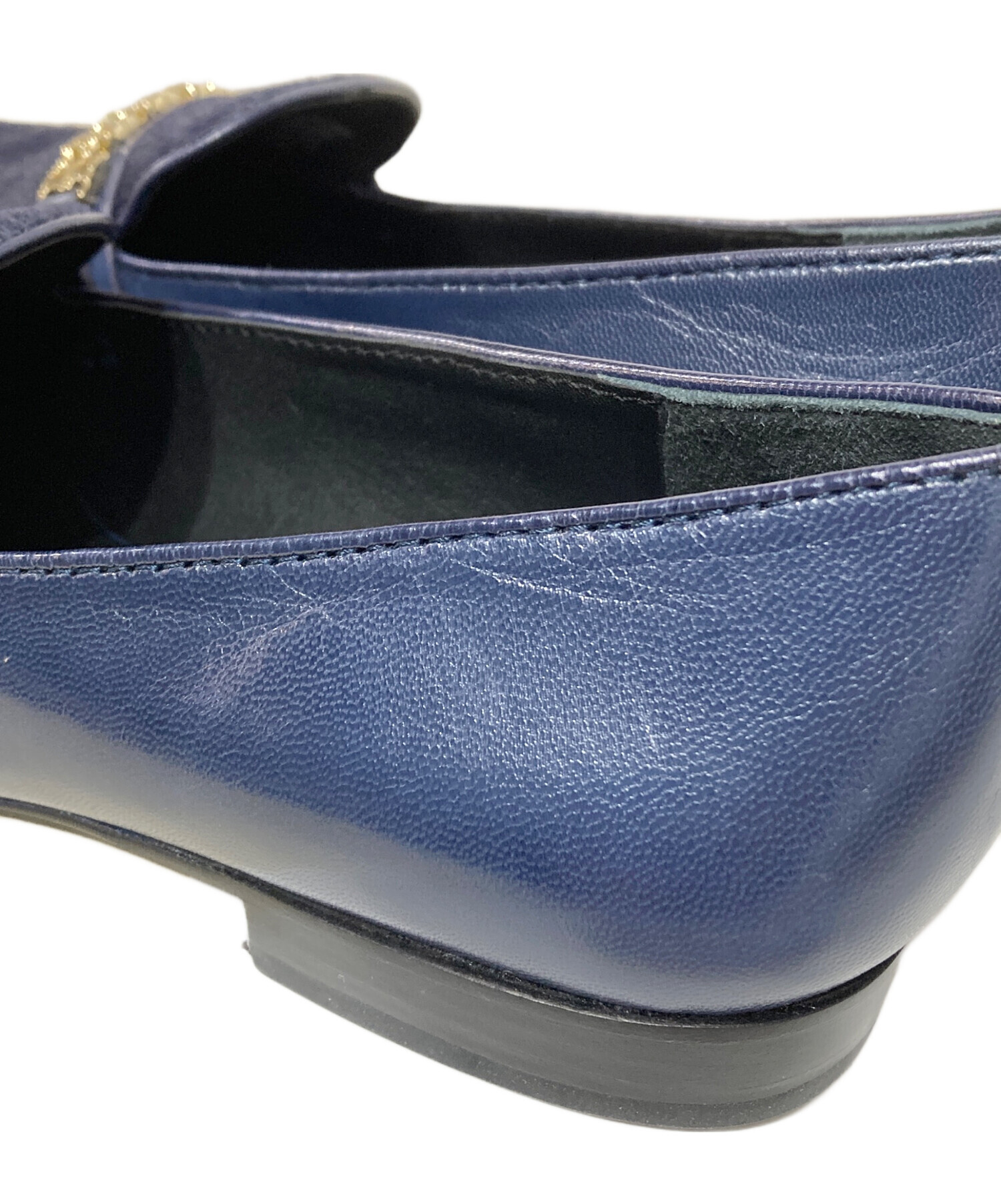 中古・古着通販】TORY BURCH (トリーバーチ) チェーンビットローファー