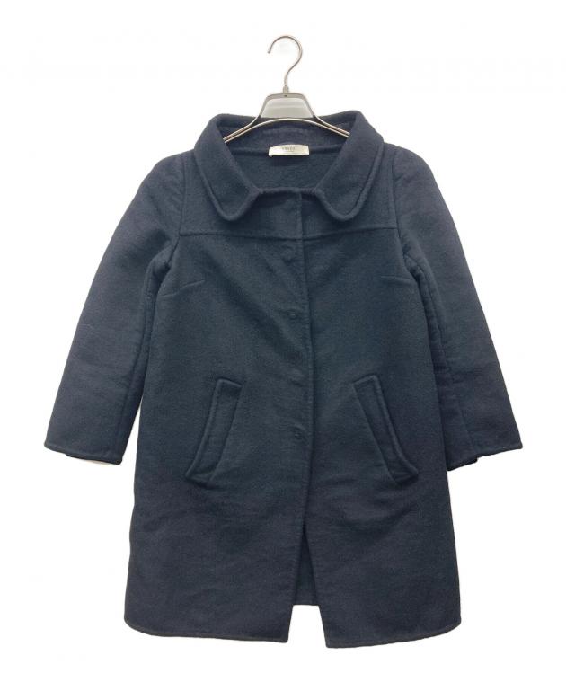 中古・古着通販】PRADA (プラダ) アンゴラ混コート ブラック サイズ:36