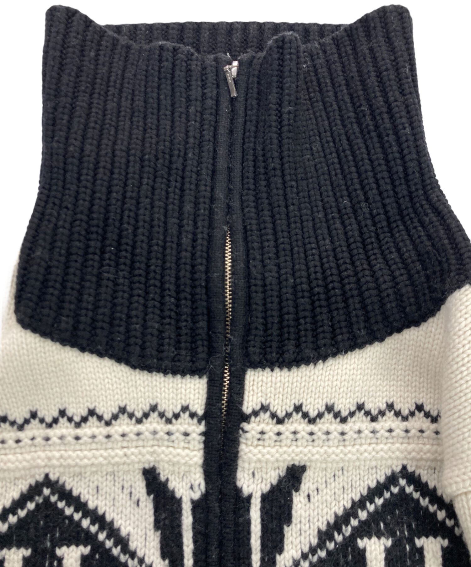 中古・古着通販】HER LIP TO (ハーリップトゥ) H Nordic Knit Zip