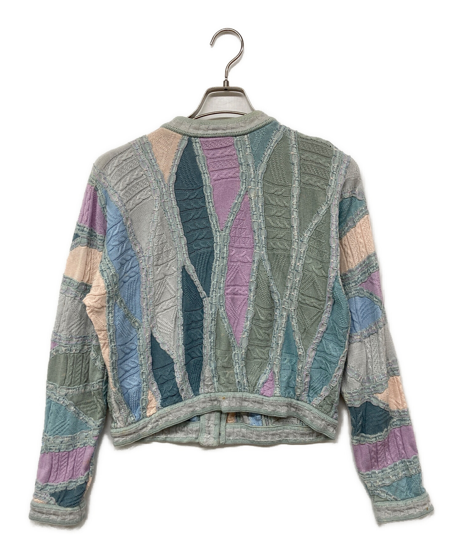 中古・古着通販】Coogi (クージー) 3Dニットカーディガン スカイブルー