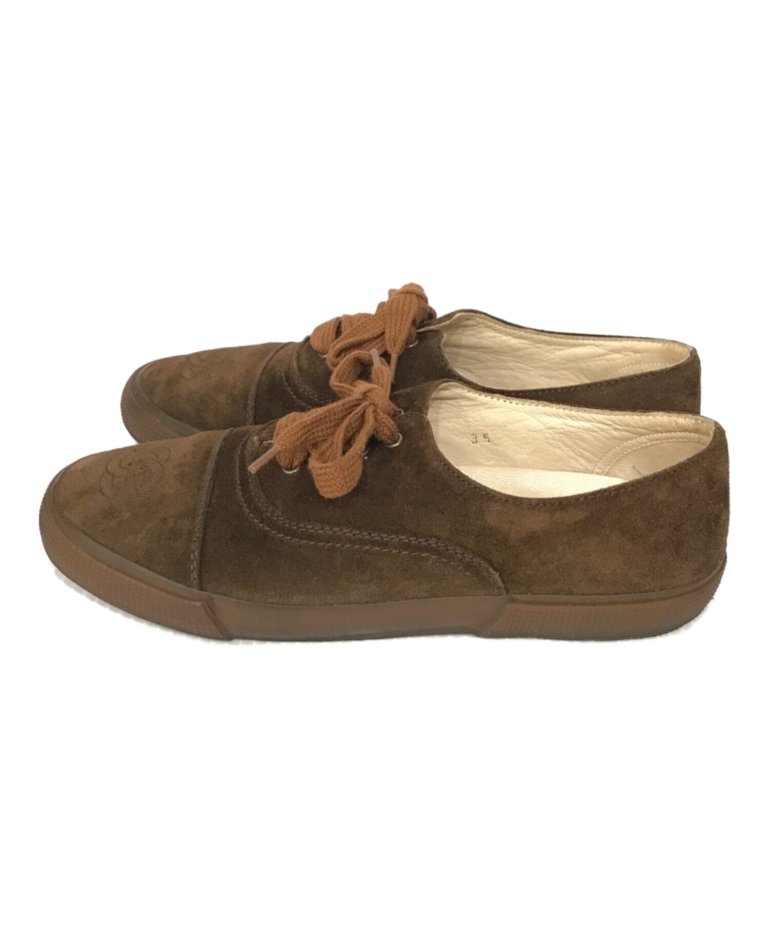 中古・古着通販】CHANEL (シャネル) ココマークスウェードスニーカー