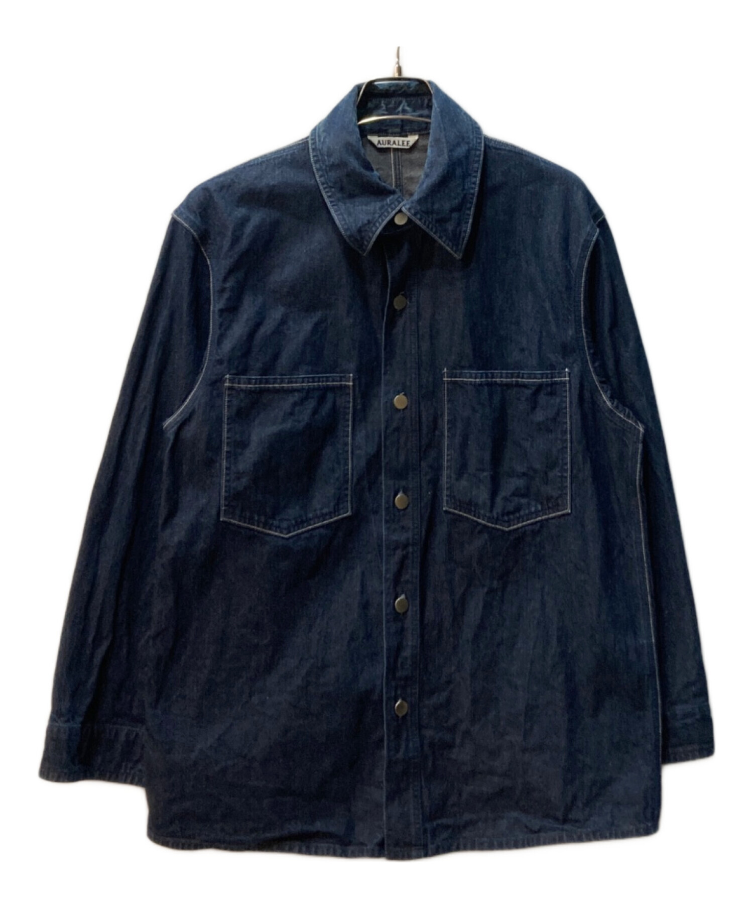 中古・古着通販】AURALEE (オーラリー) HARD TWIST LIGHT DENIM SHIRTS