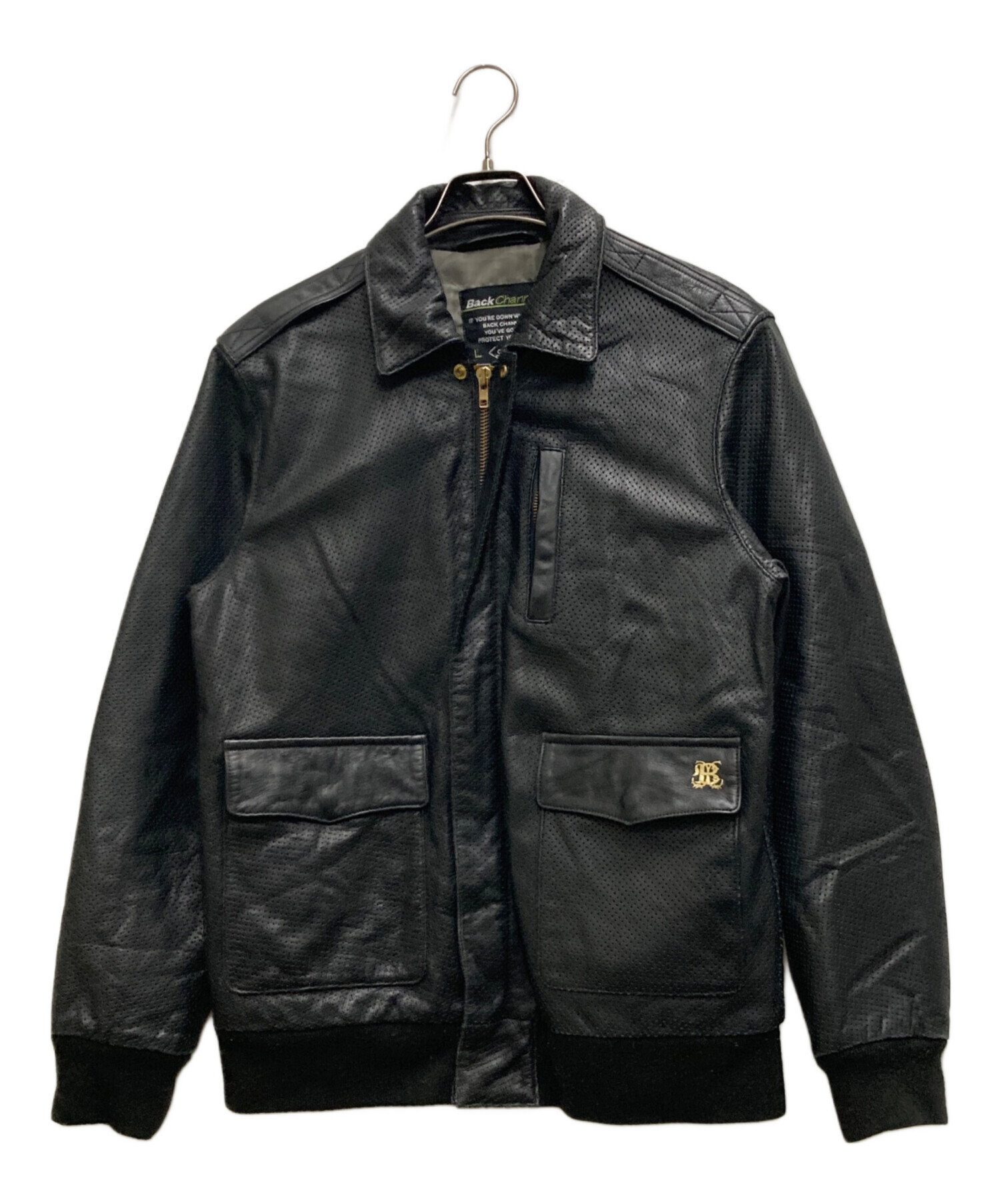 中古・古着通販】BACK CHANNEL (バックチャンネル) レザージャケット