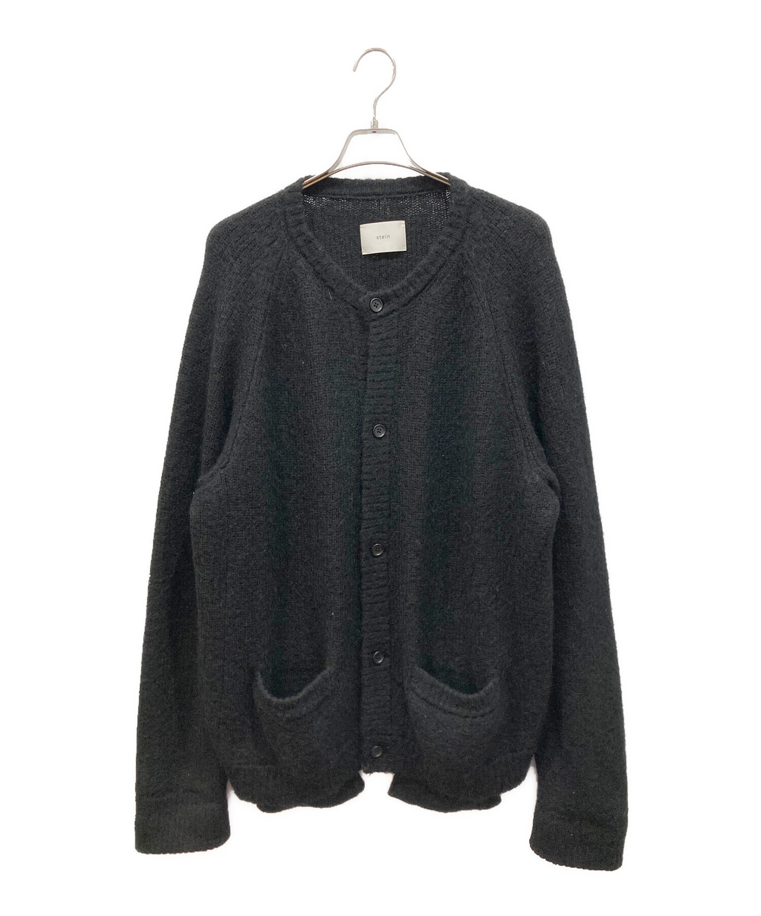 中古・古着通販】stein (シュタイン) Kid Mohair Cardigan ブラック