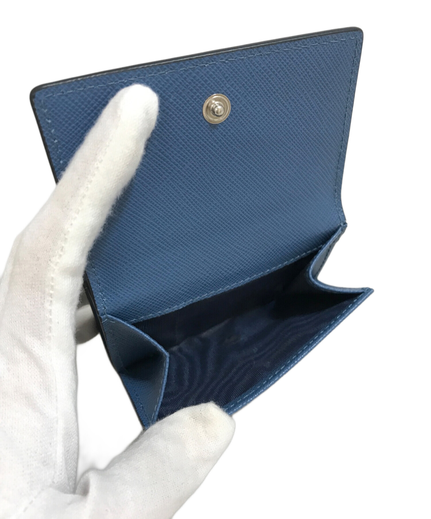 中古・古着通販】PRADA (プラダ) サフィアーノレザー3つ折り財布