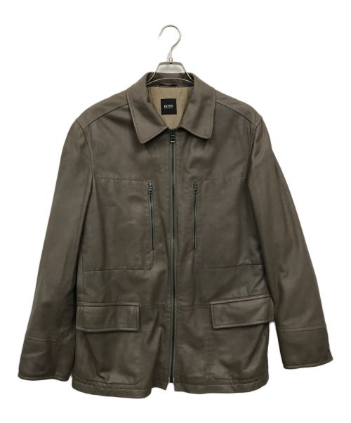 中古・古着通販】HUGO BOSS (ヒューゴ ボス) ラムレザージャケット