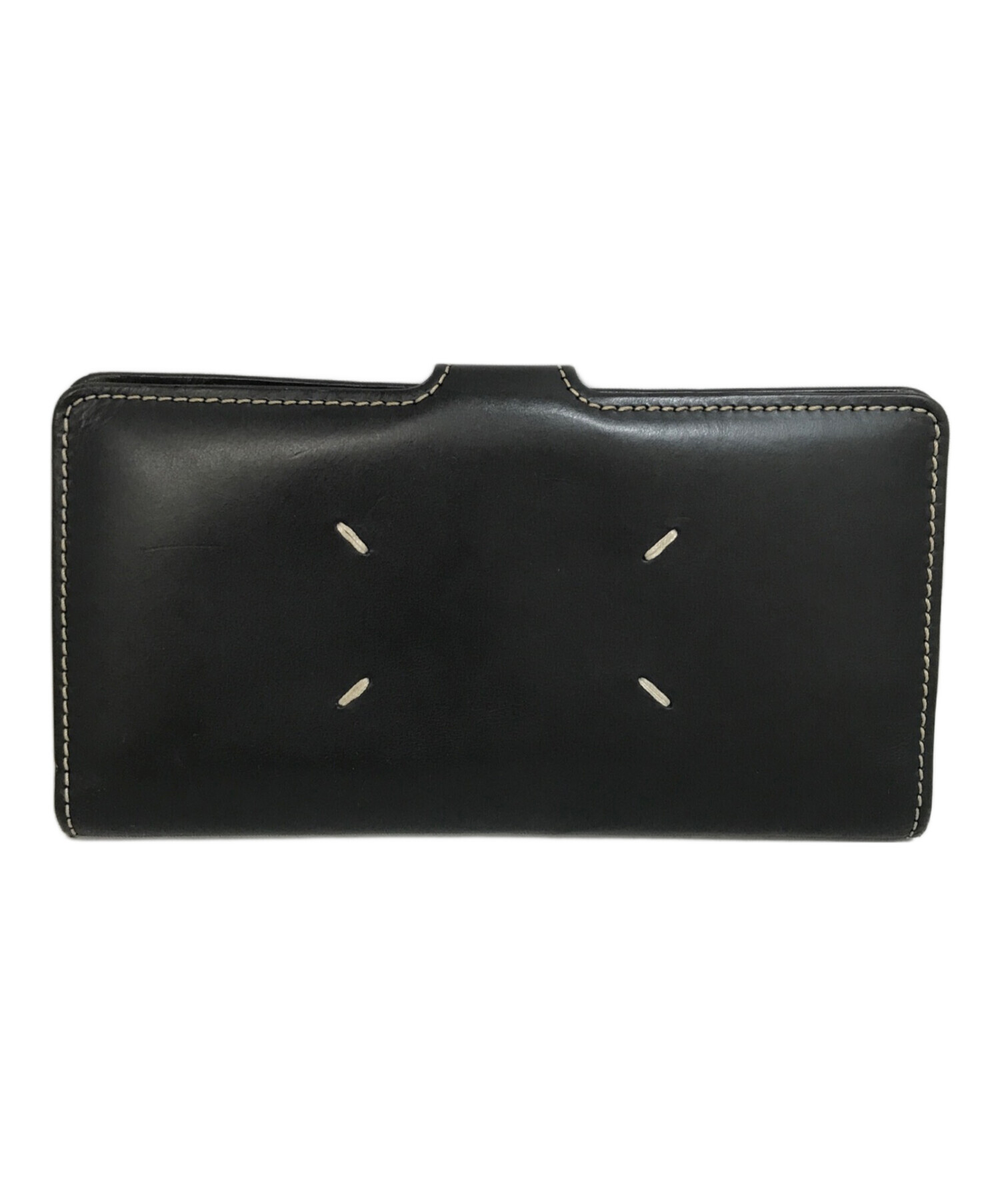中古・古着通販】Maison Margiela (メゾンマルジェラ) 長財布 ブラック