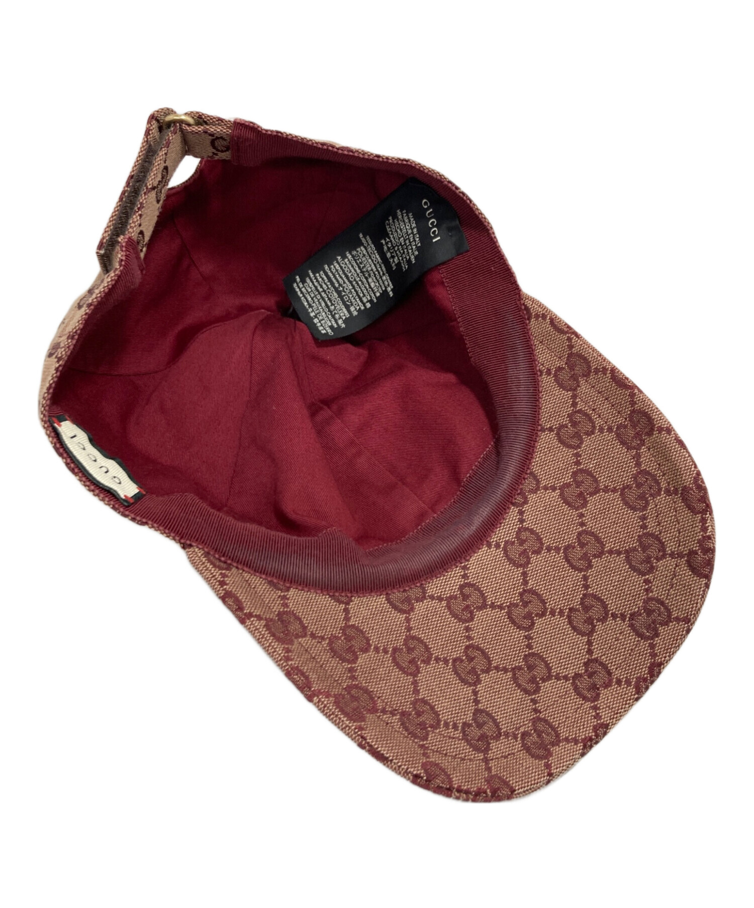 中古・古着通販】GUCCI (グッチ) GGキャンバス ロゴ ベースボール