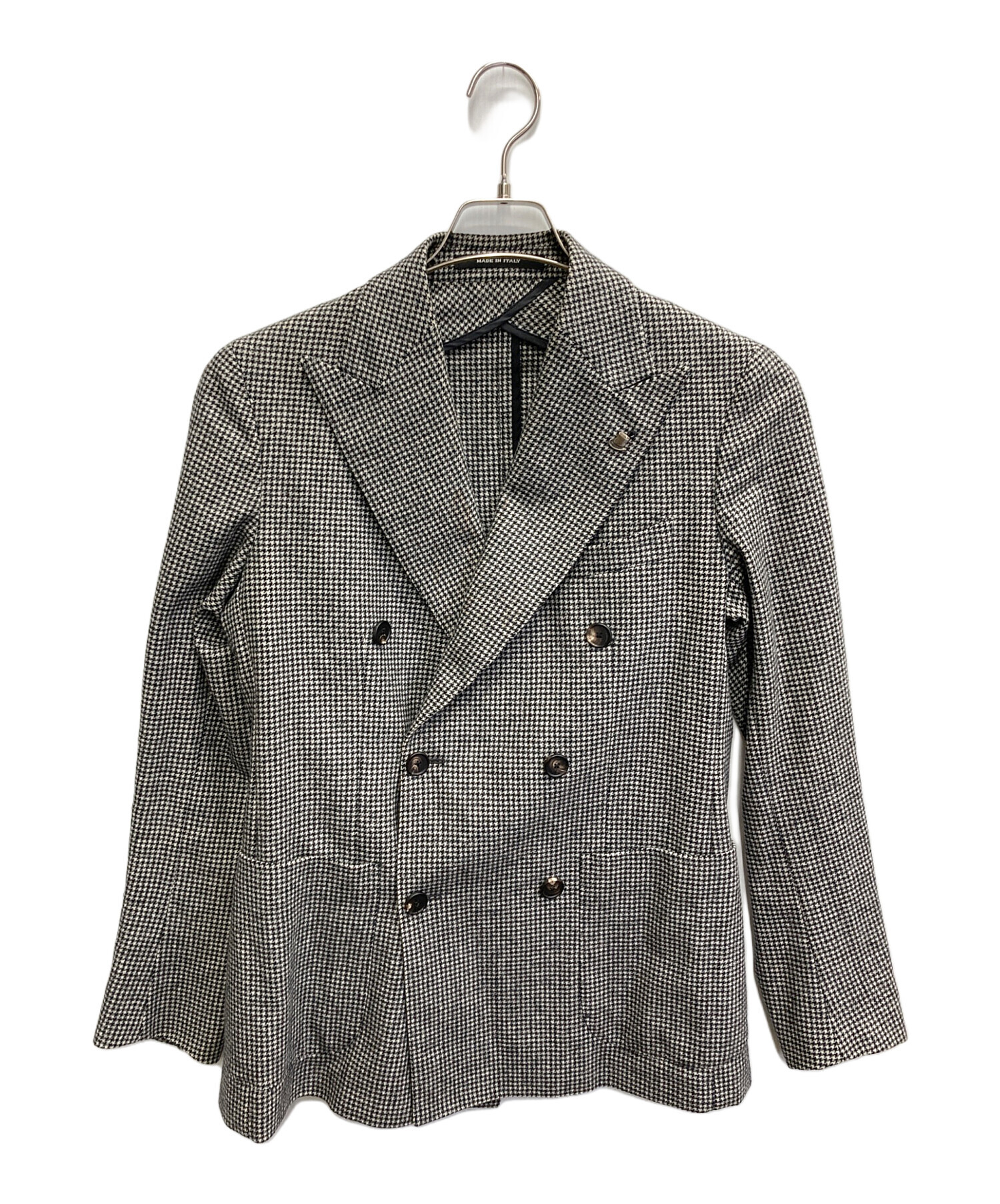 中古・古着通販】TAGLIATORE (タリアトーレ) 千鳥柄 ダブルウール