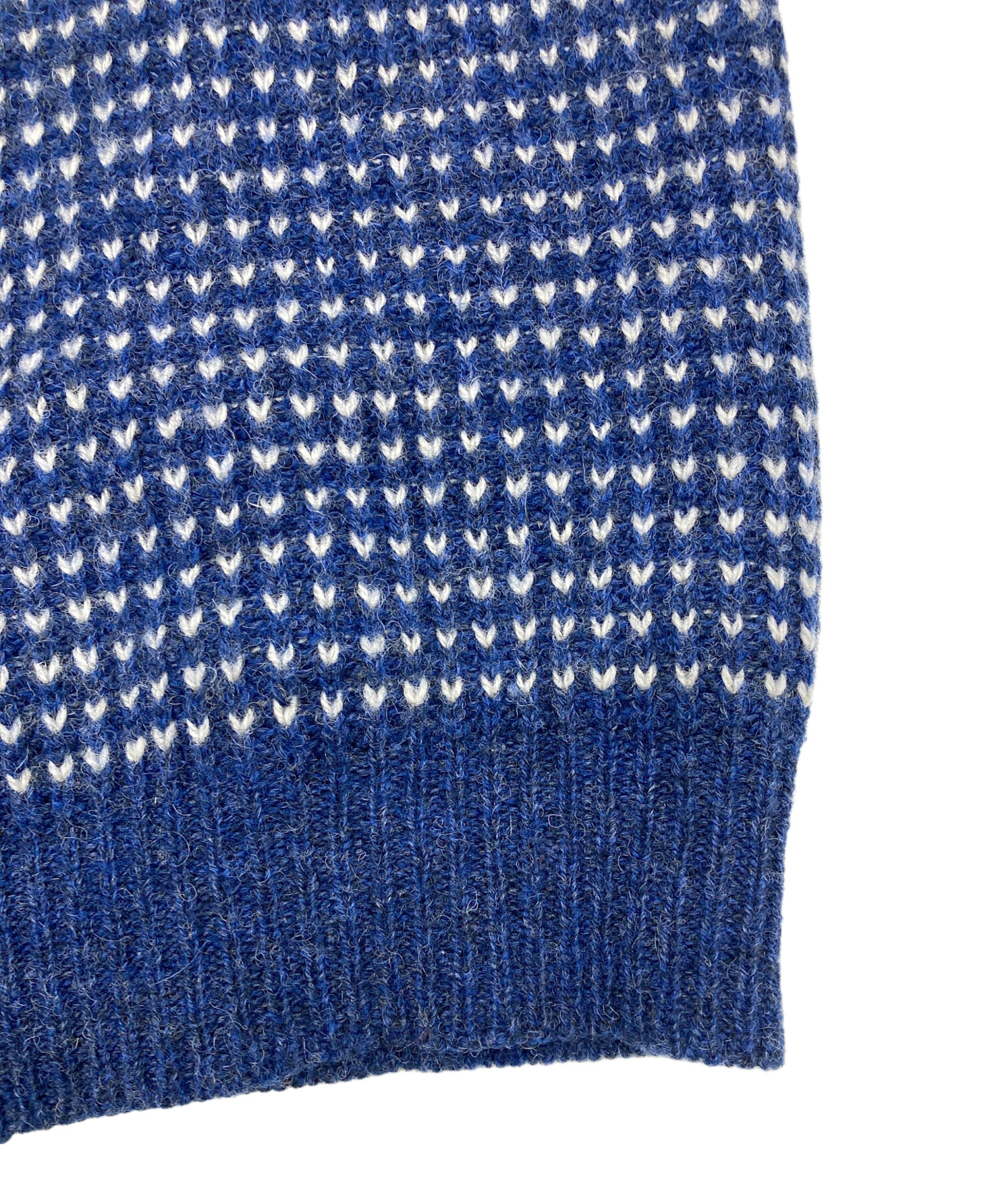 中古・古着通販】WOOLRICH (ウールリッチ) バーズアイニット ネイビー