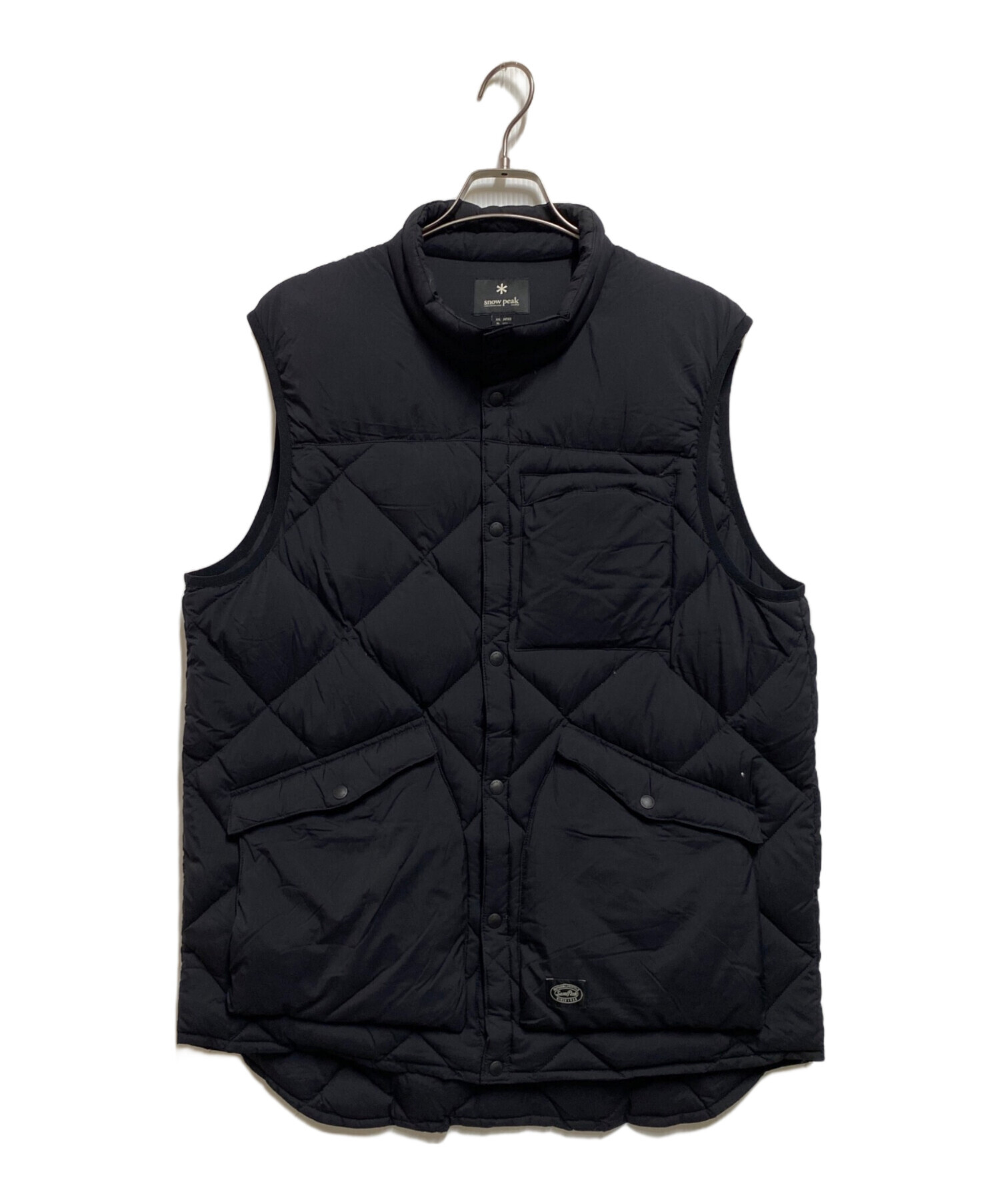 中古・古着通販】Snow peak (スノーピーク) ダウンベスト ブラック