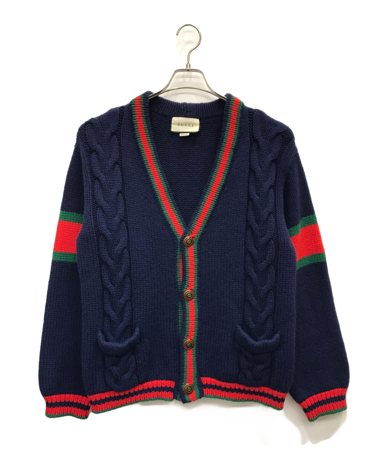 中古・古着通販】GUCCI (グッチ) オーバーサイズ ケーブルニット