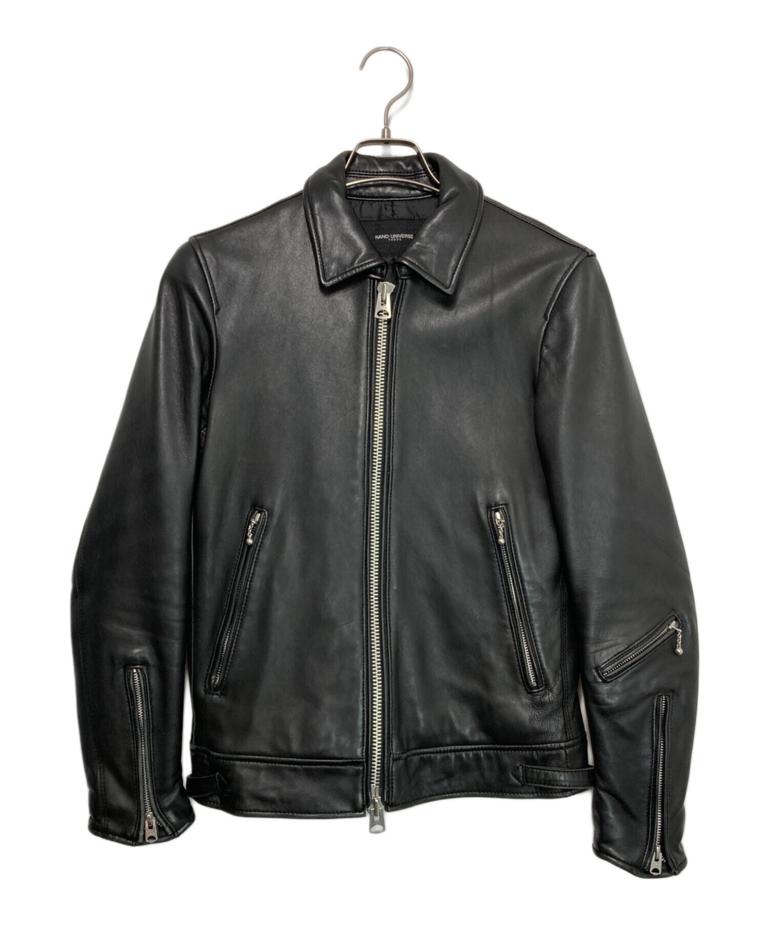 Mana 様 ナノユニバース シングルライダース ジャケット 羊革 本革 M