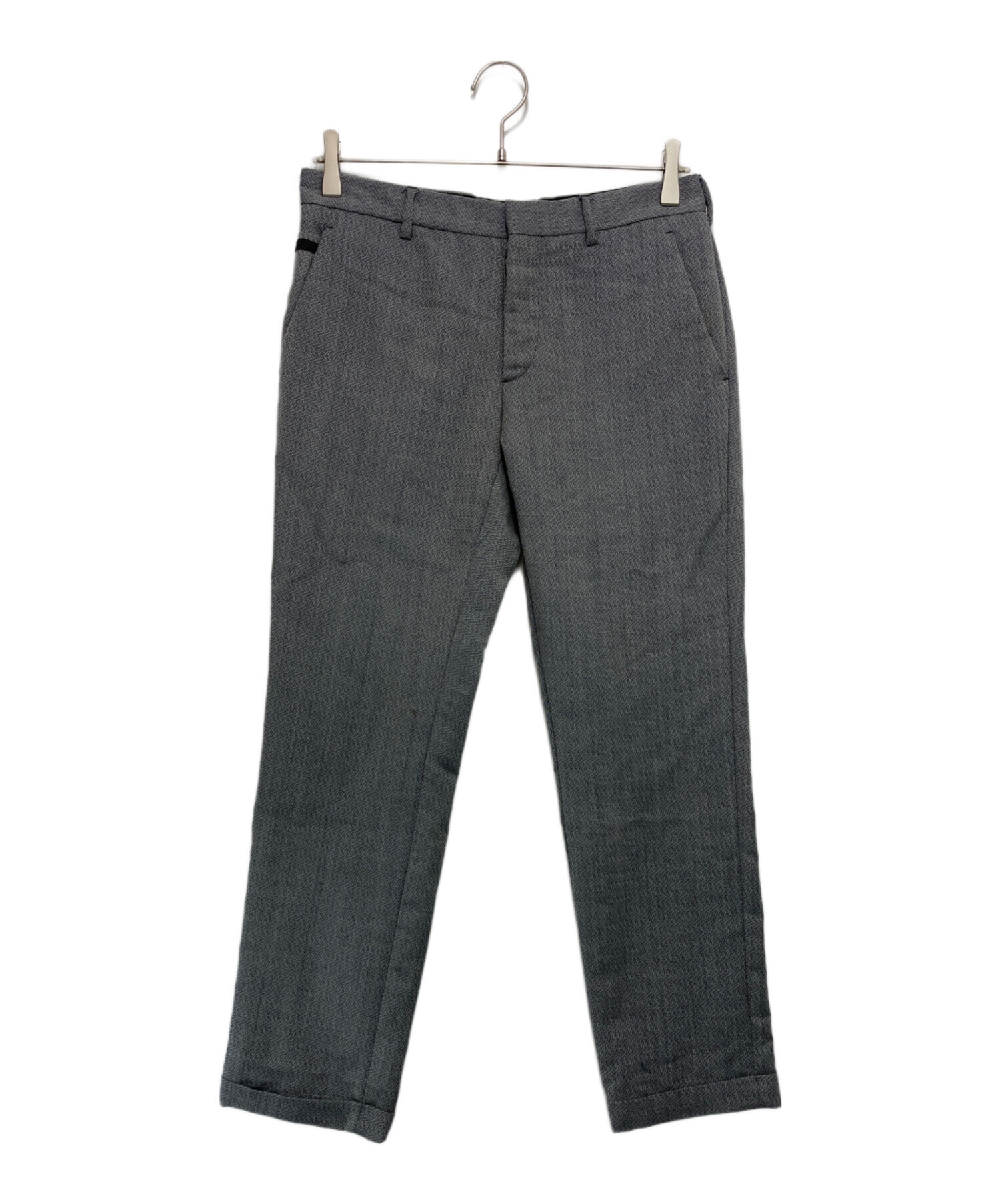 中古・古着通販】PRADA (プラダ) モヘアウールスラックス グレー