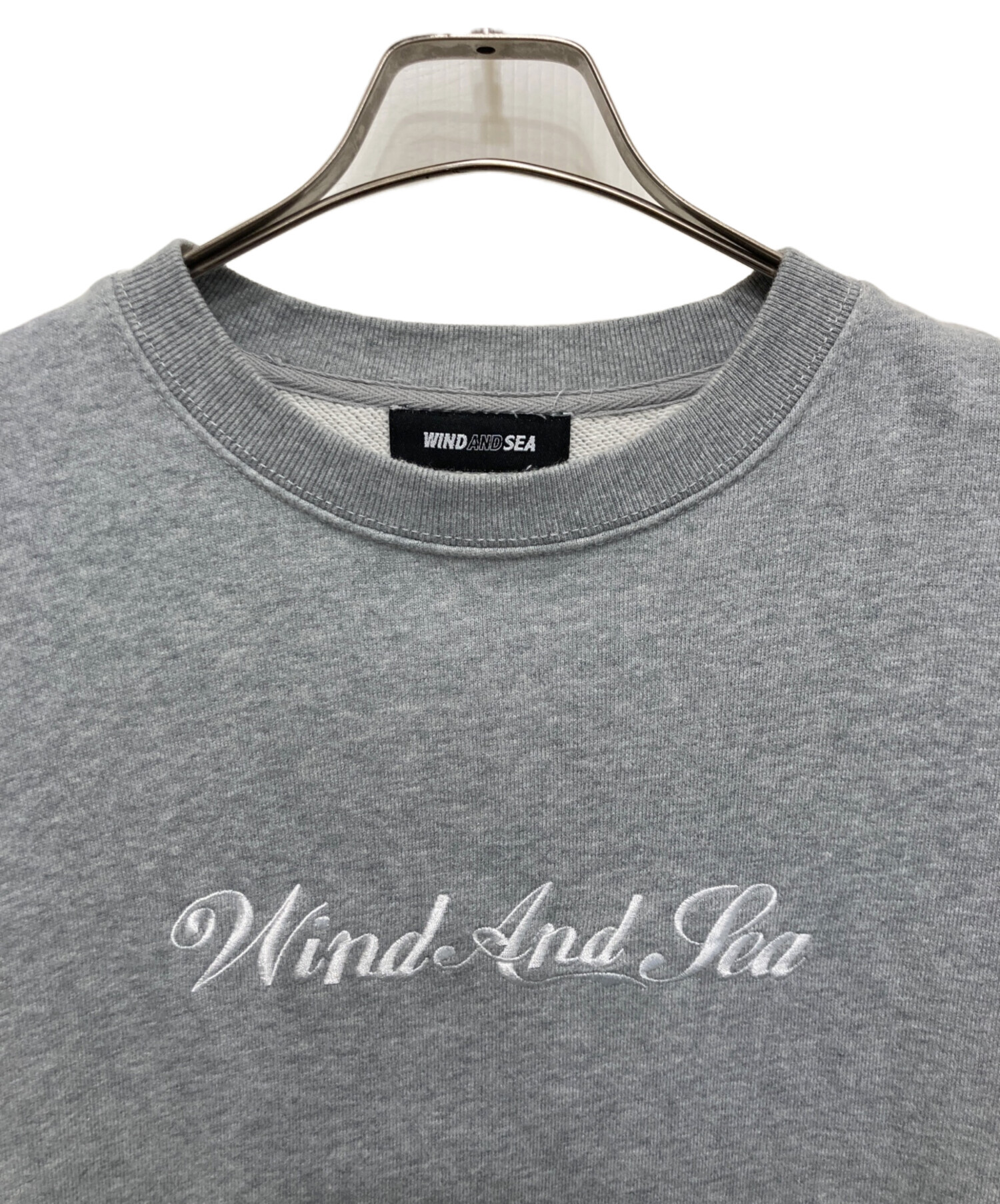 中古・古着通販】WIND AND SEA (ウィンダンシー) ロゴ刺繍スウェット