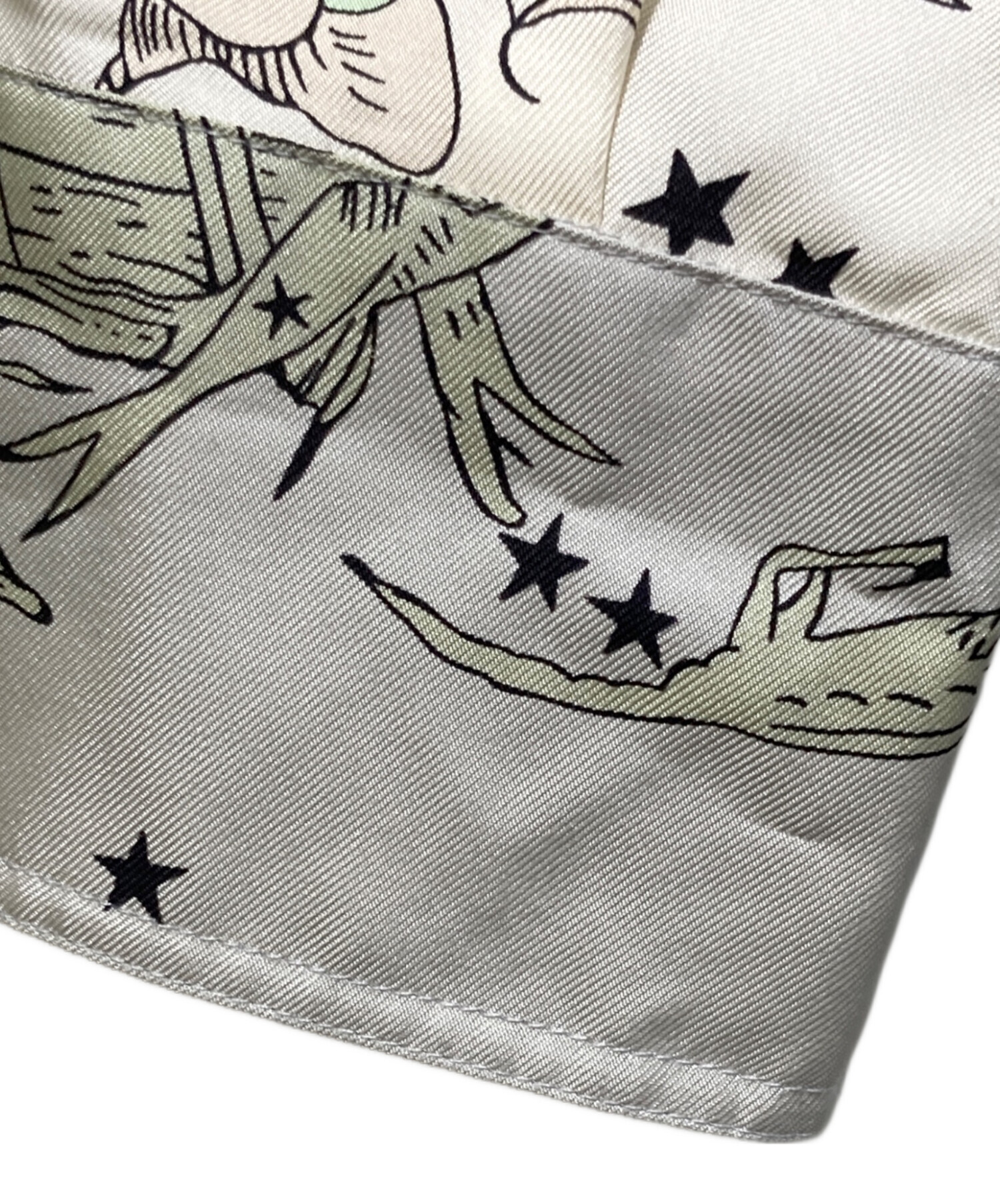 HERMÈS エルメス ジレ シルク 星座柄 38 HERMÈS エルメス ジレ シルク