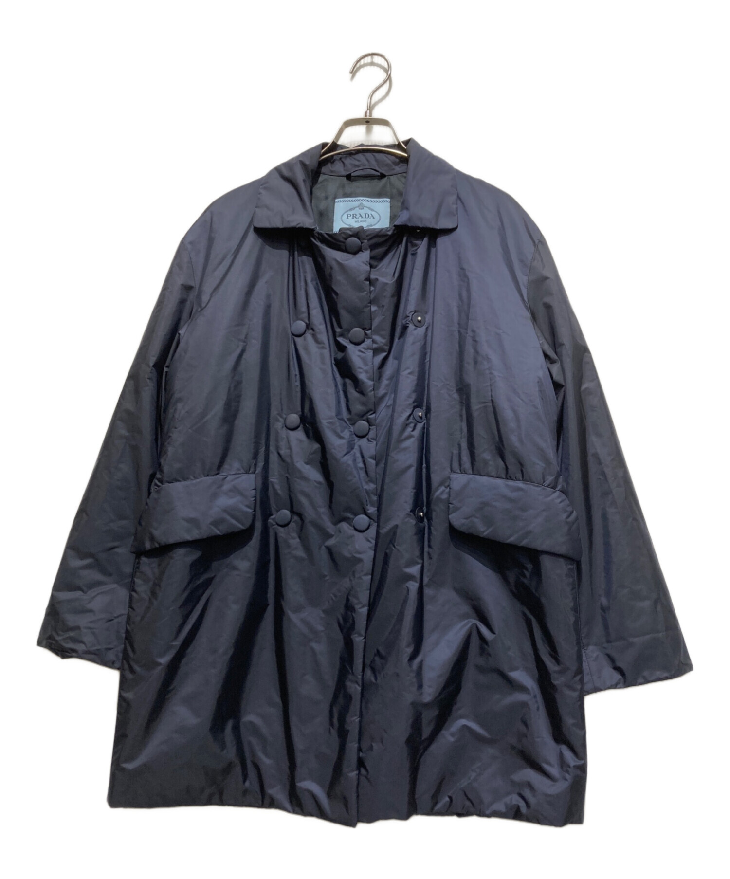 中古・古着通販】PRADA (プラダ) ダブルブレストナイロンコート