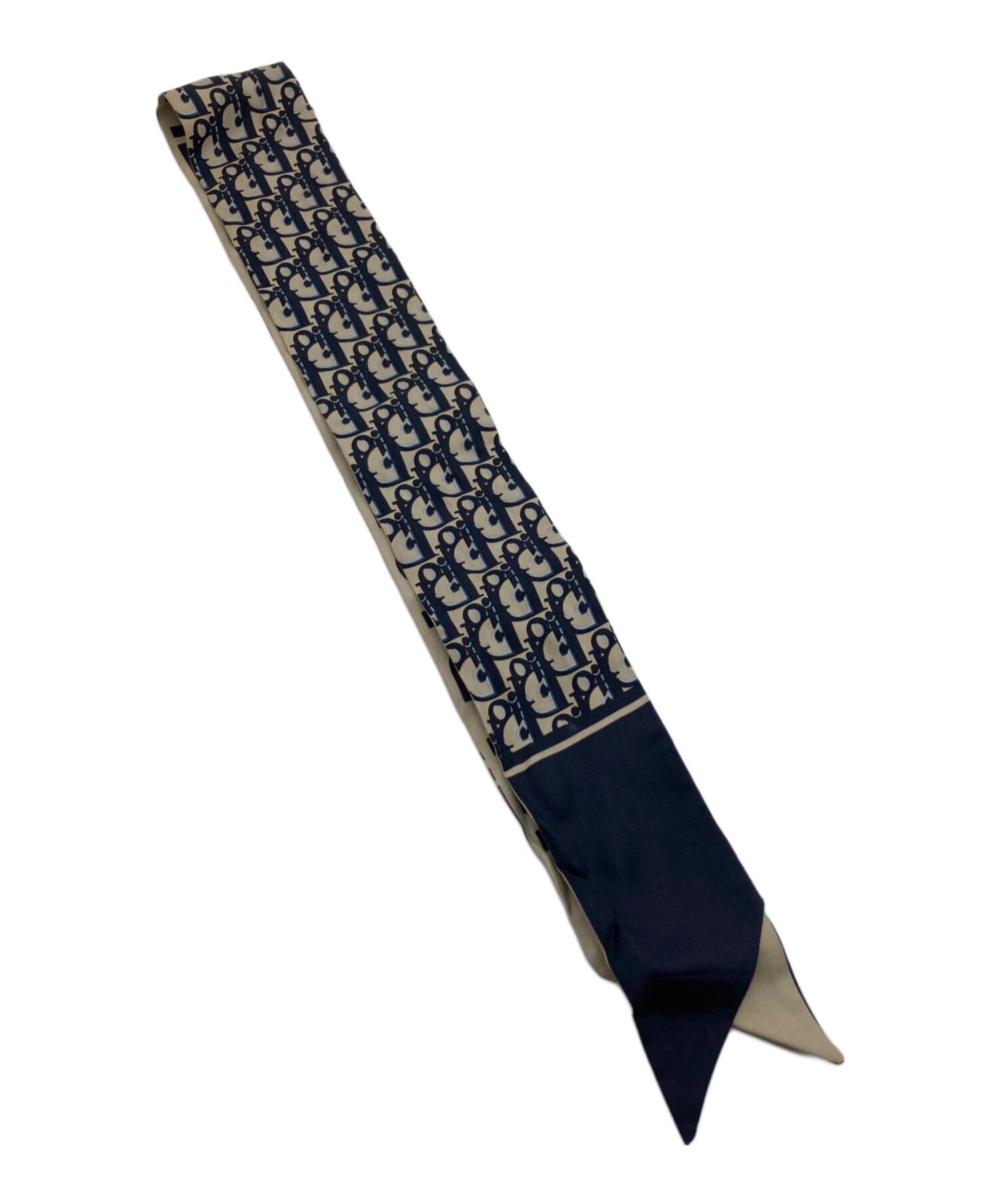 中古・古着通販】Dior (ディオール) ミッツァシルクスカーフ ネイビー