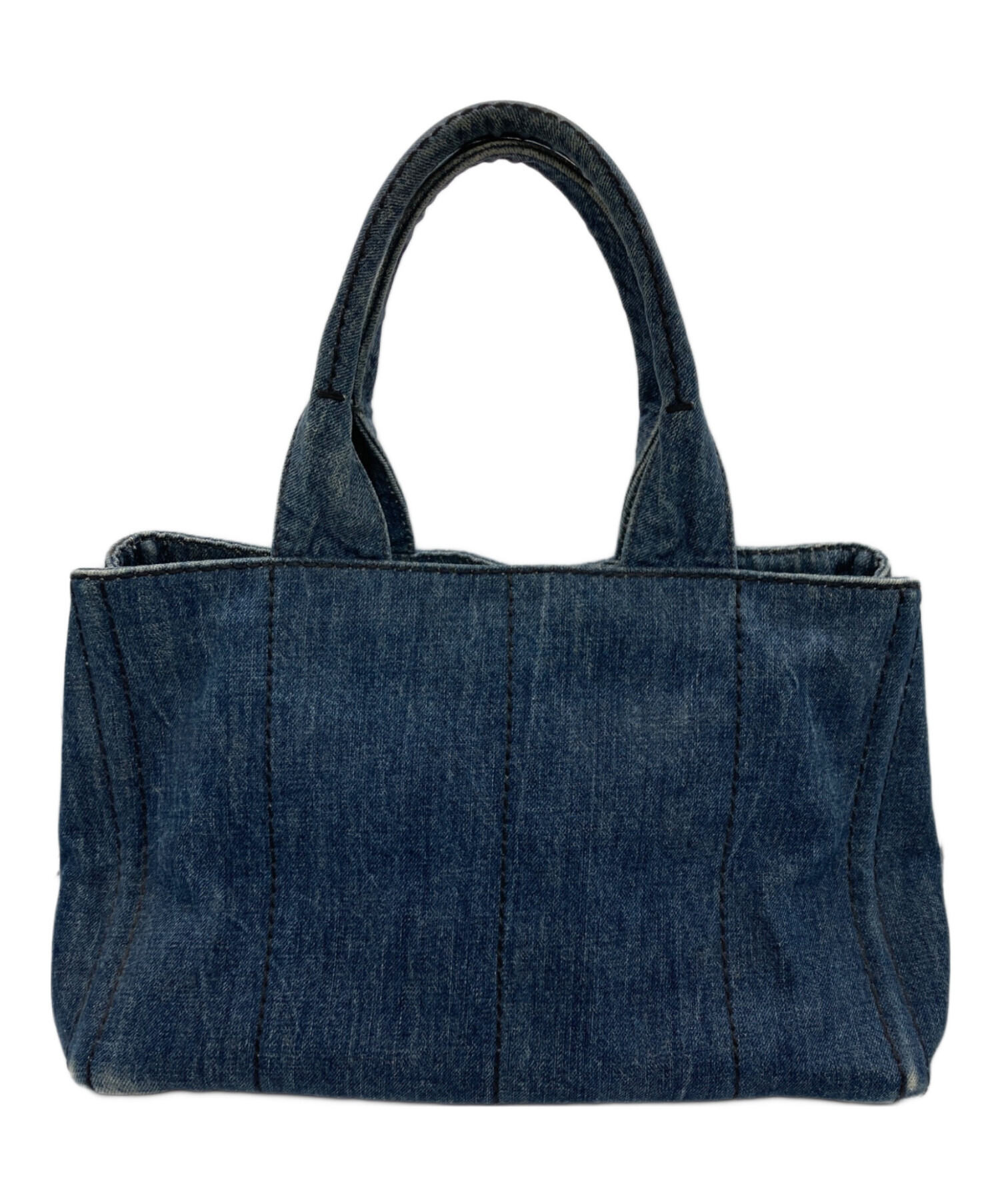中古・古着通販】PRADA (プラダ) カナパデニムトートバッグ インディゴ