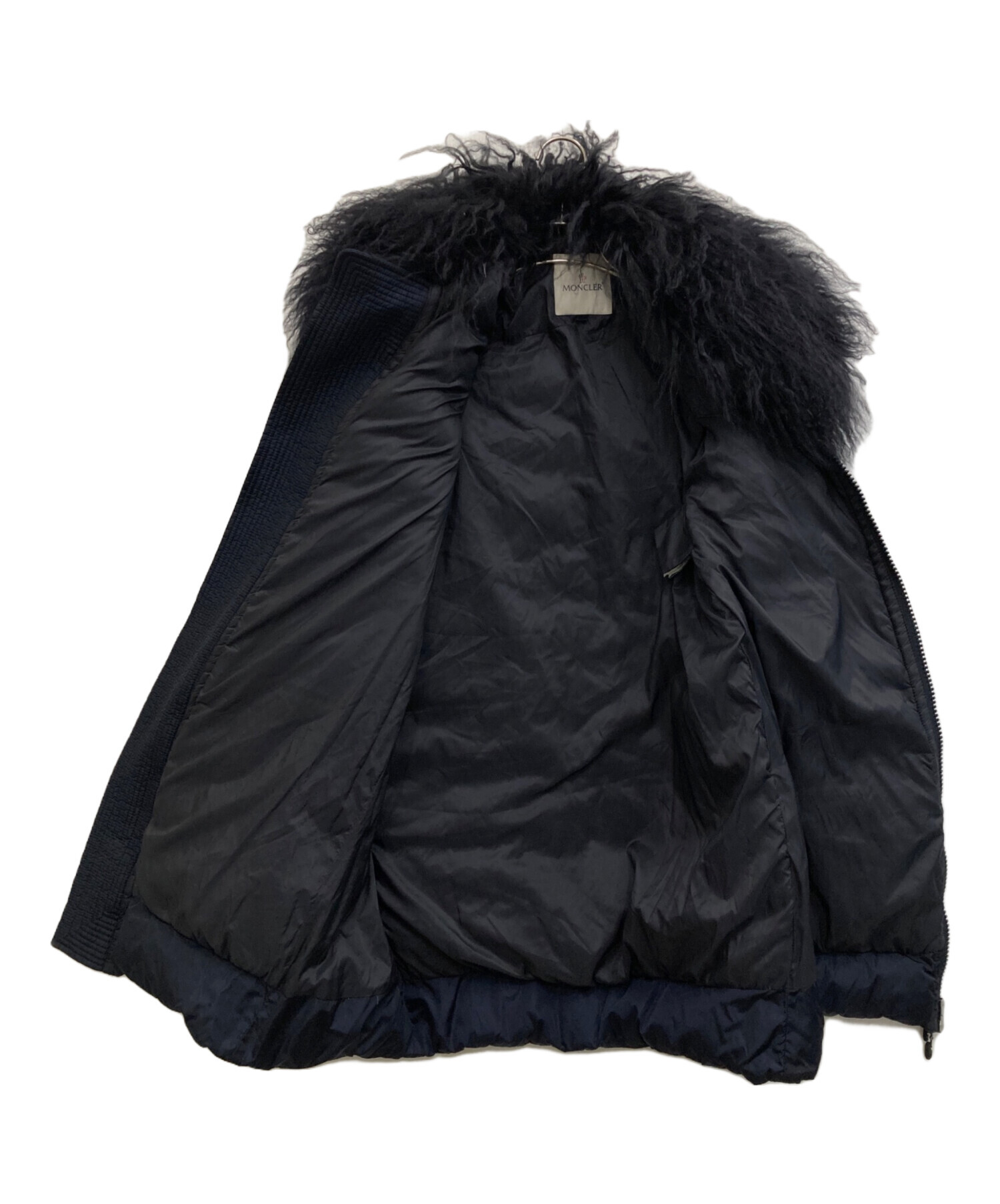 中古・古着通販】MONCLER (モンクレール) ダウンコート ネイビー