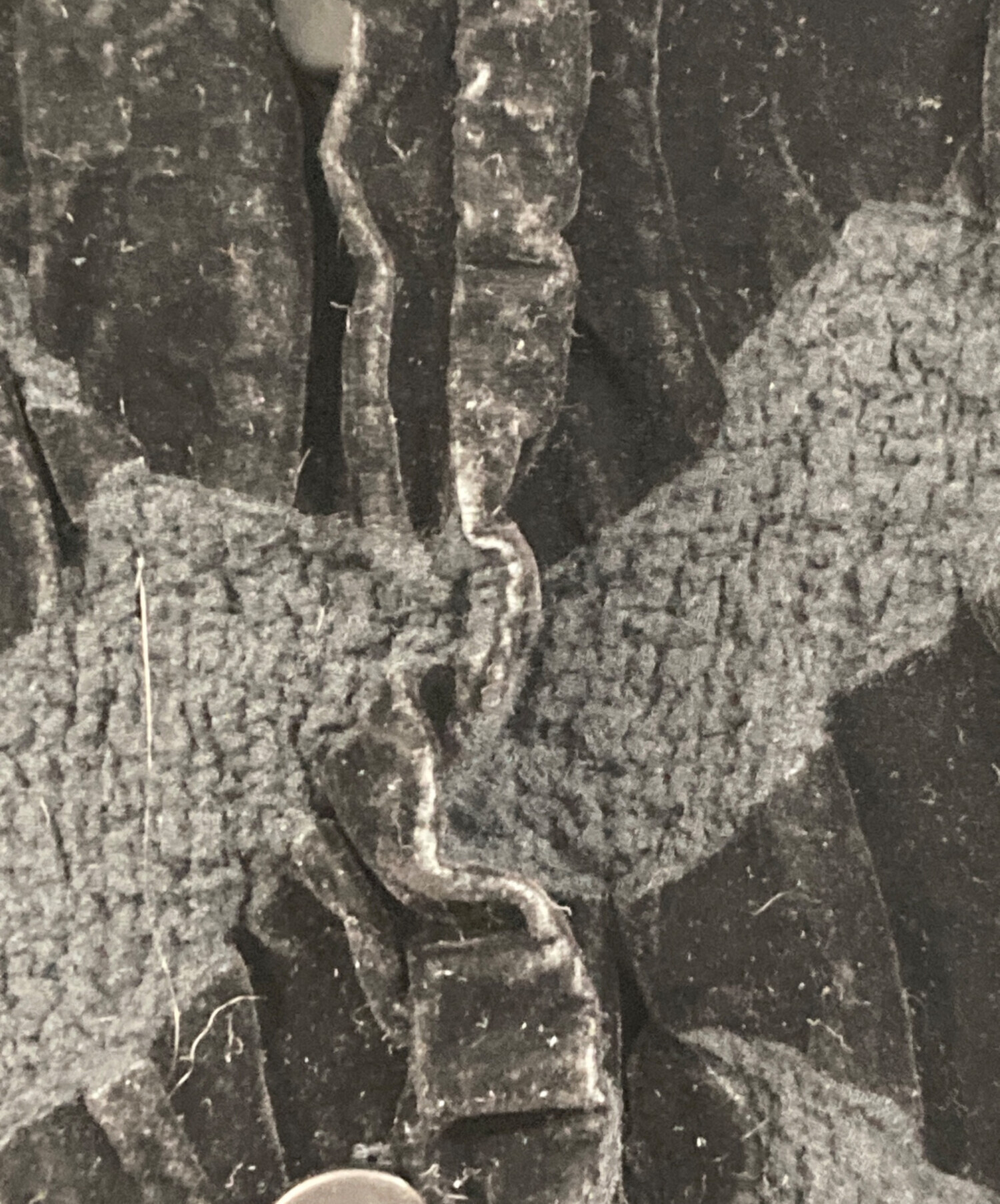 ISSEYMIYAKE me フレンチスリーブシャツ しわ×ボタン Fサイズ