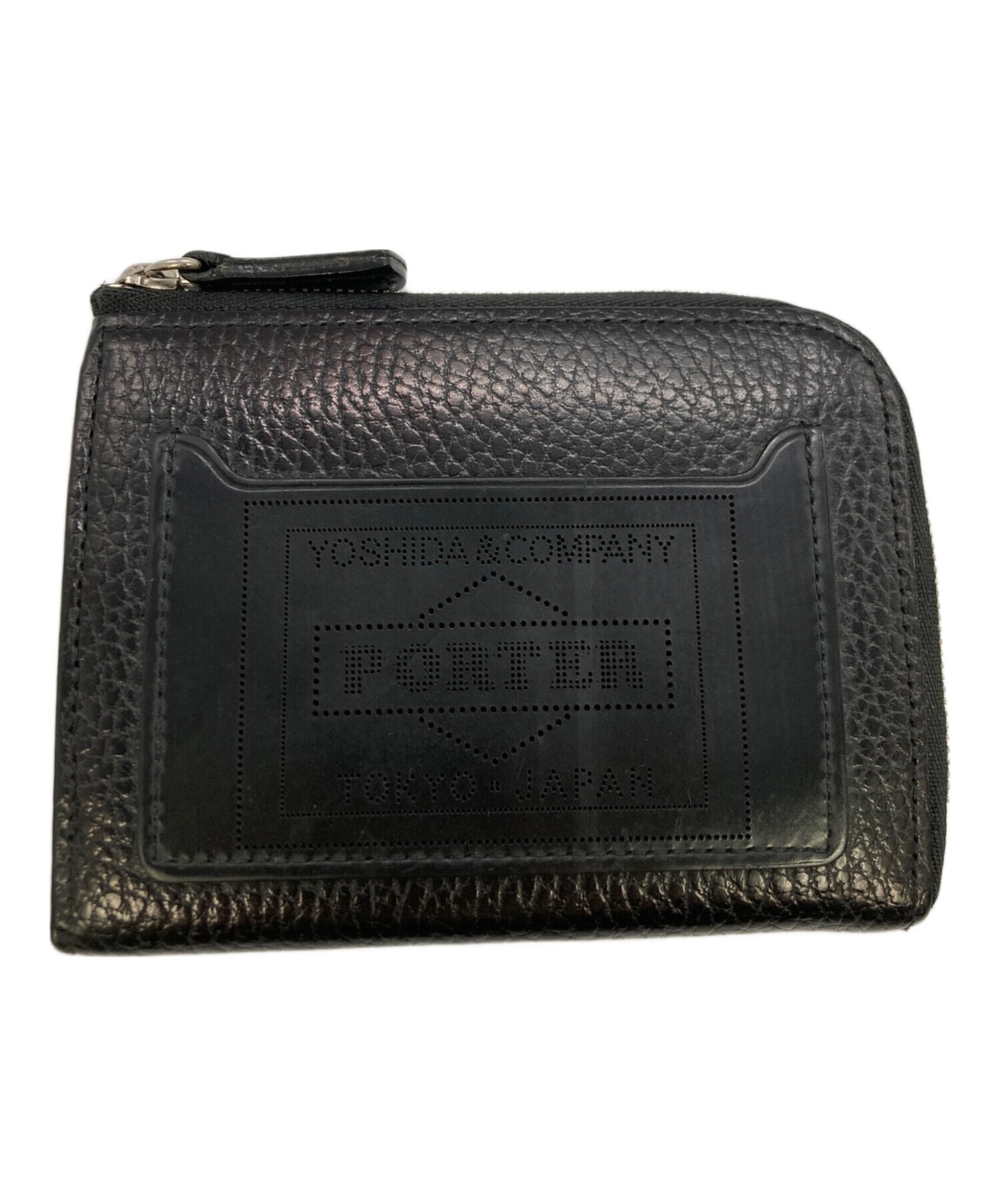中古・古着通販】PORTER (ポーター) GLAZE MULTI WALLET ブラック