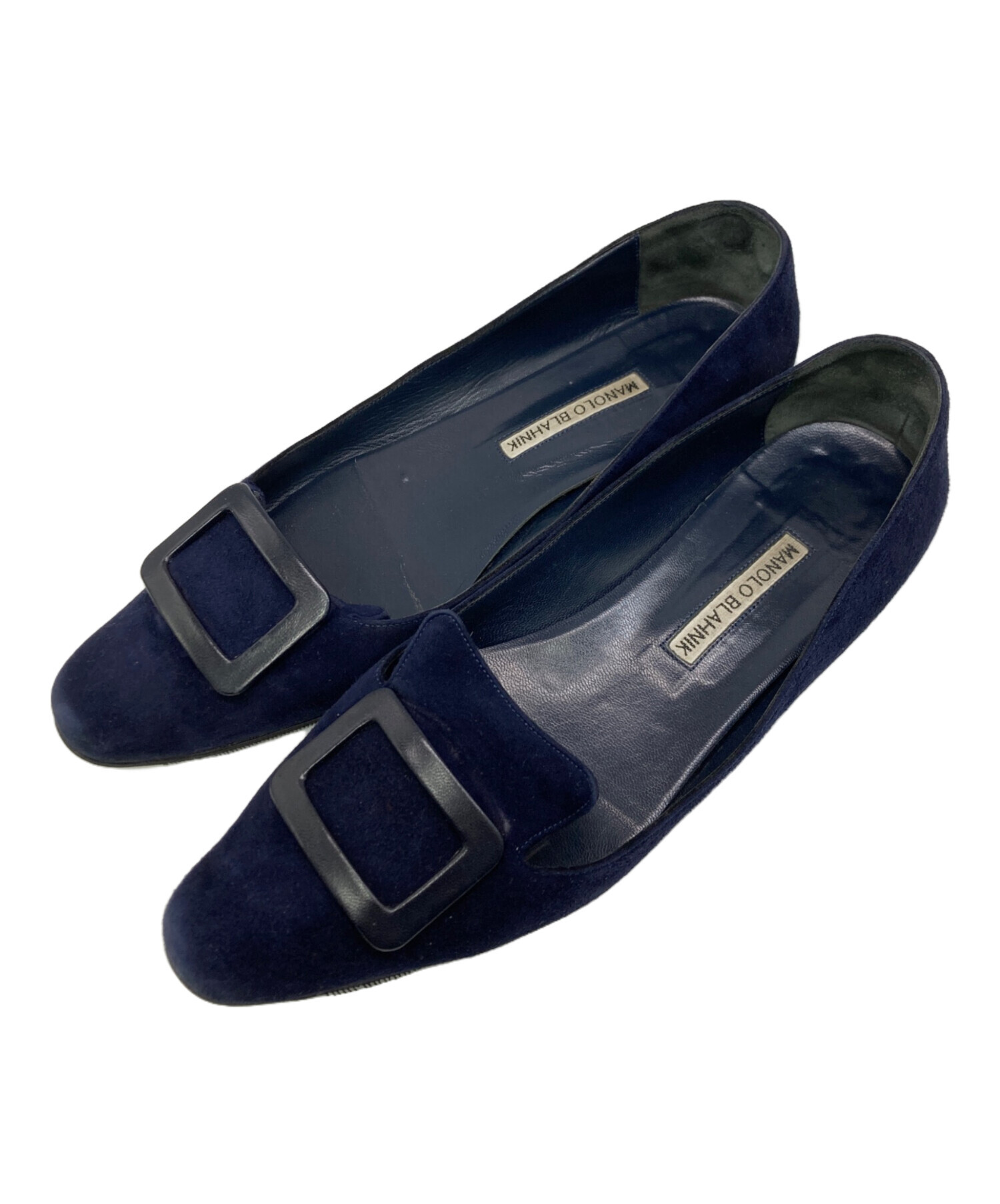中古・古着通販】Manolo Blahnik (マノロブラニク) スエードフラット