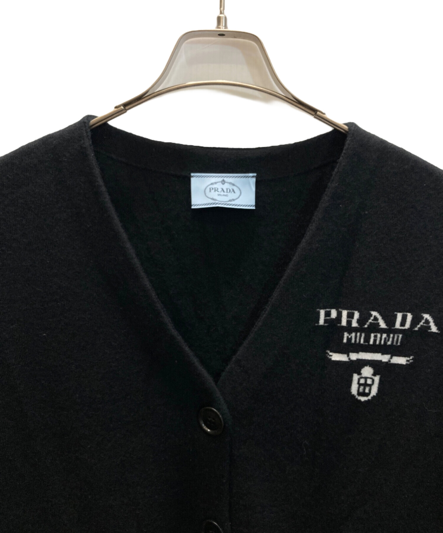 中古・古着通販】PRADA (プラダ) カシミヤブレンドニットカーディガン