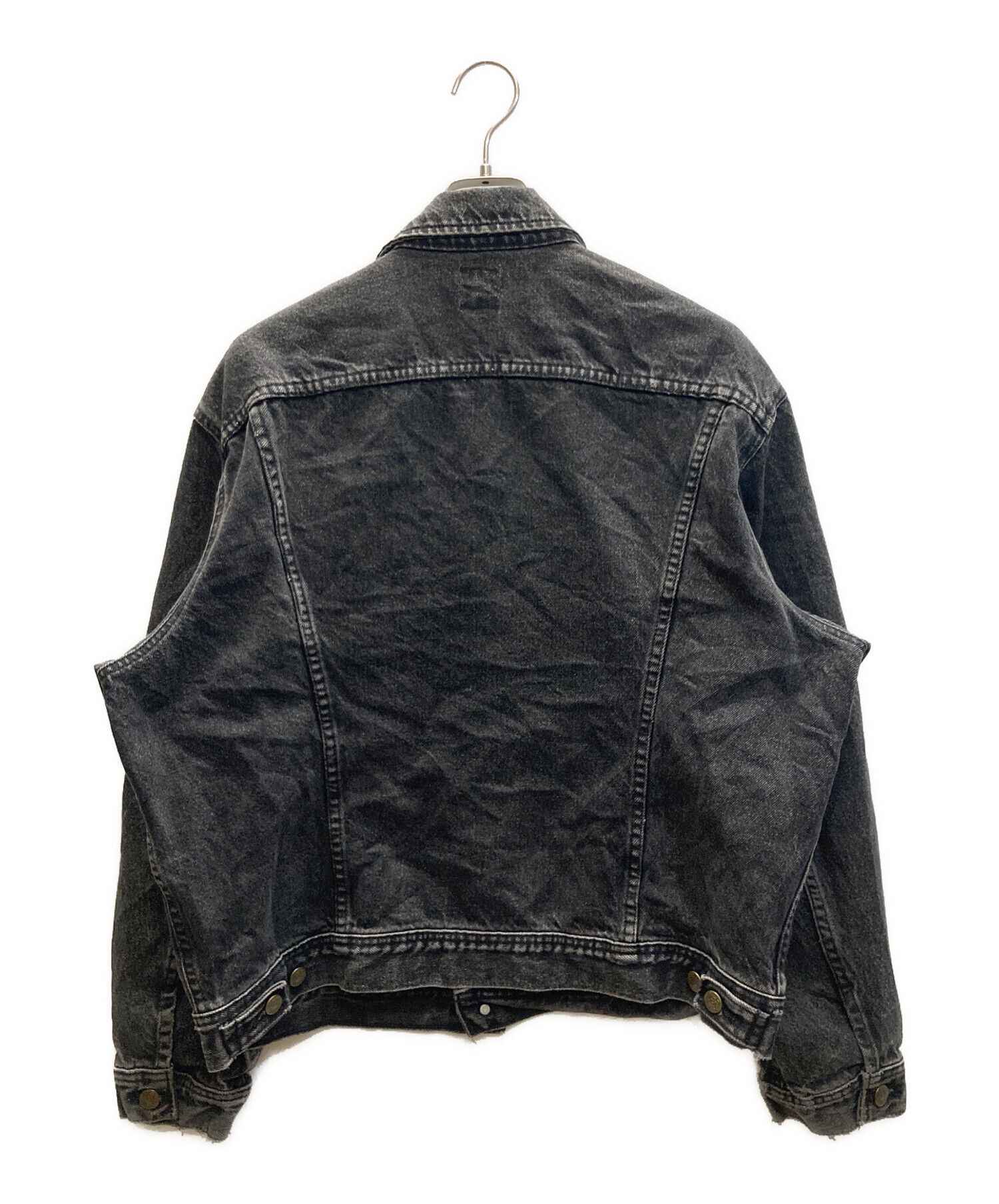 中古・古着通販】LEE (リー) 後染め 220-J デニムジャケット ブラック
