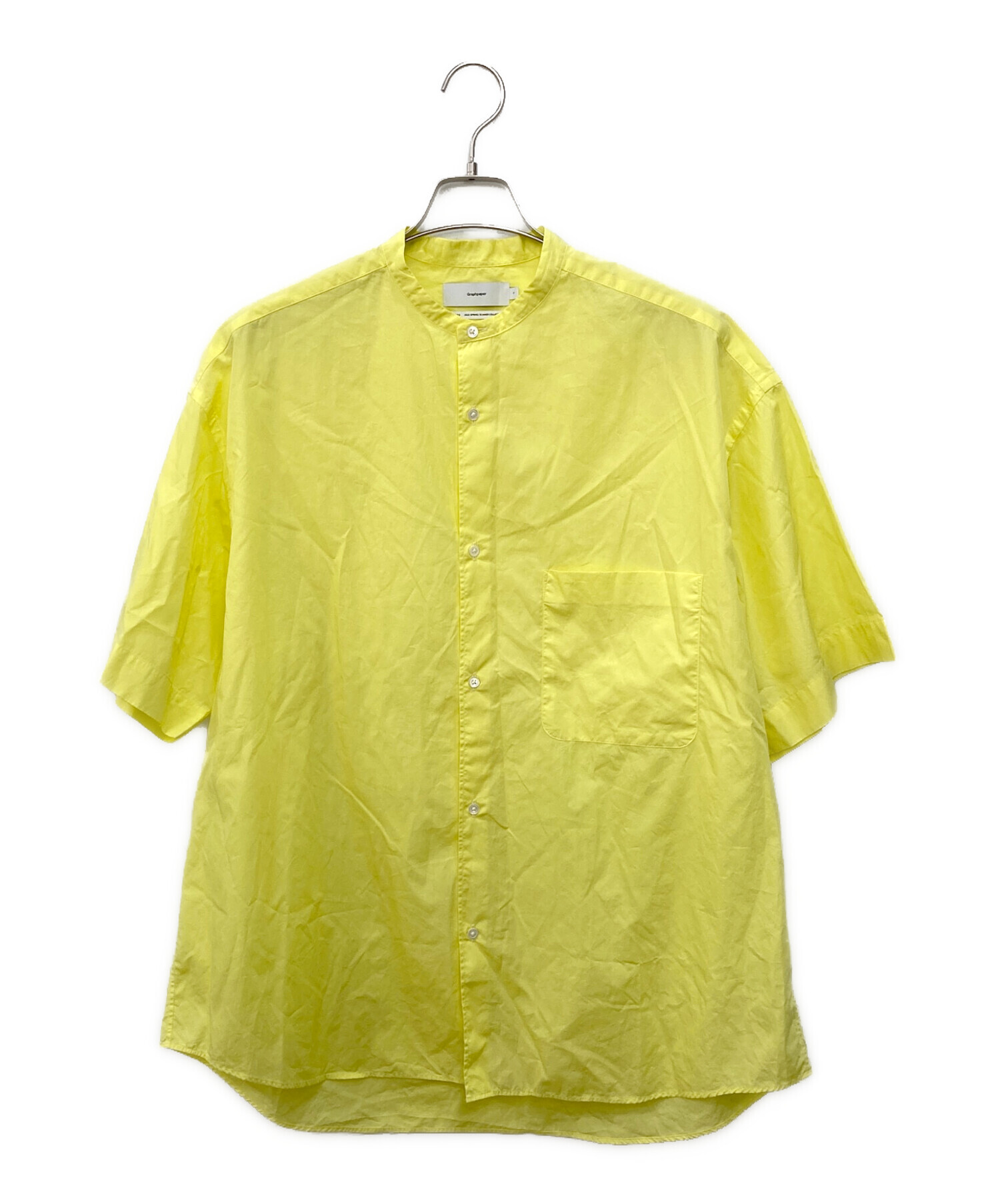 中古・古着通販】Graphpaper (グラフペーパー) バンドカラーシャツ